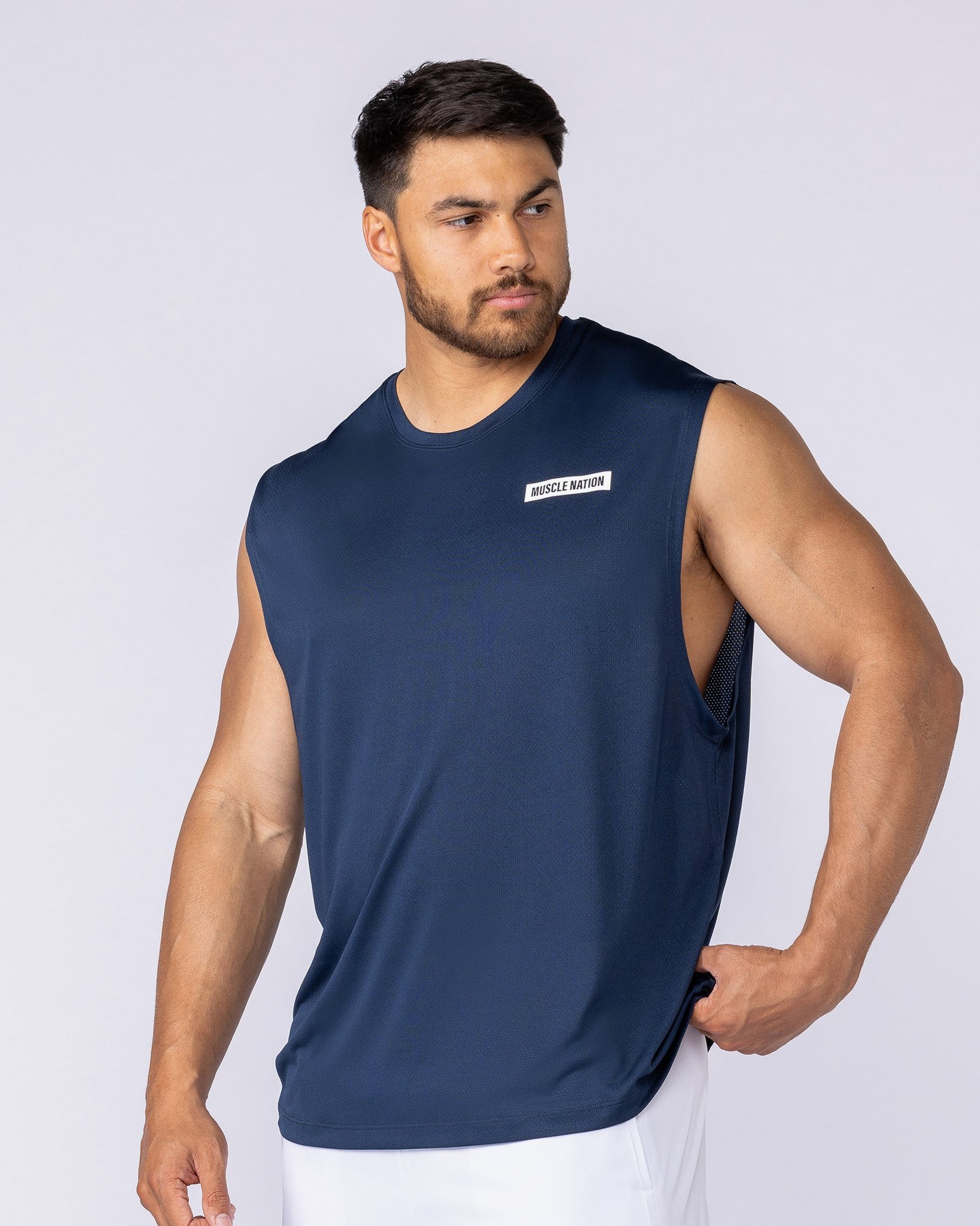 Relaxed Active Tank - Navy