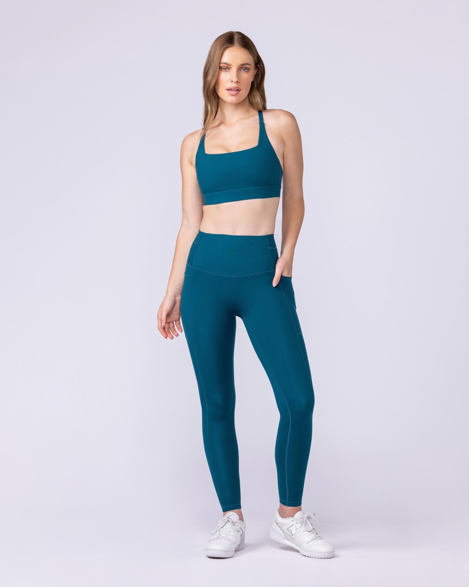 Unrivalled Everyday Pocket Ankle Leggings - Dark Marine