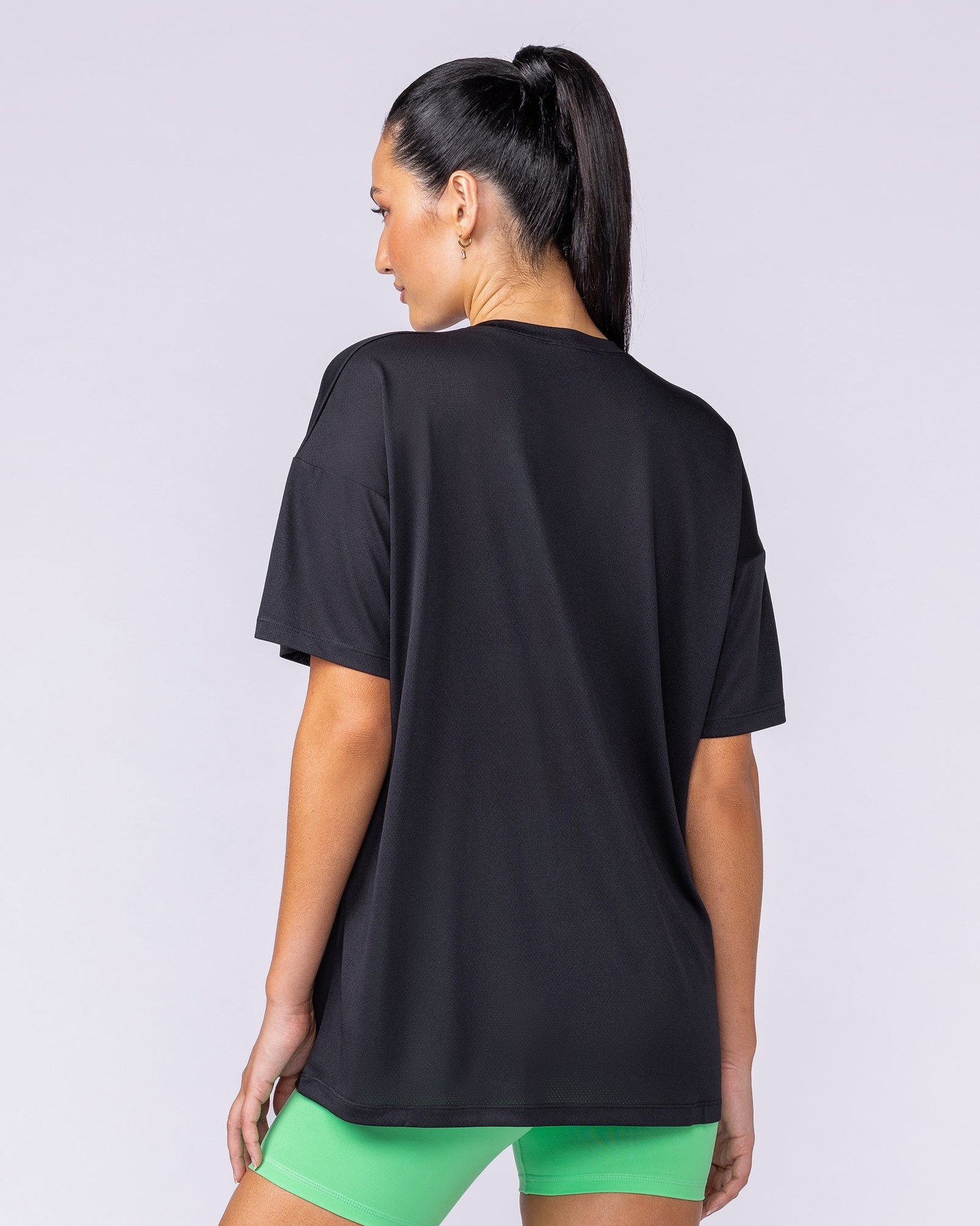 Womens Relaxed Training Tee - Black
