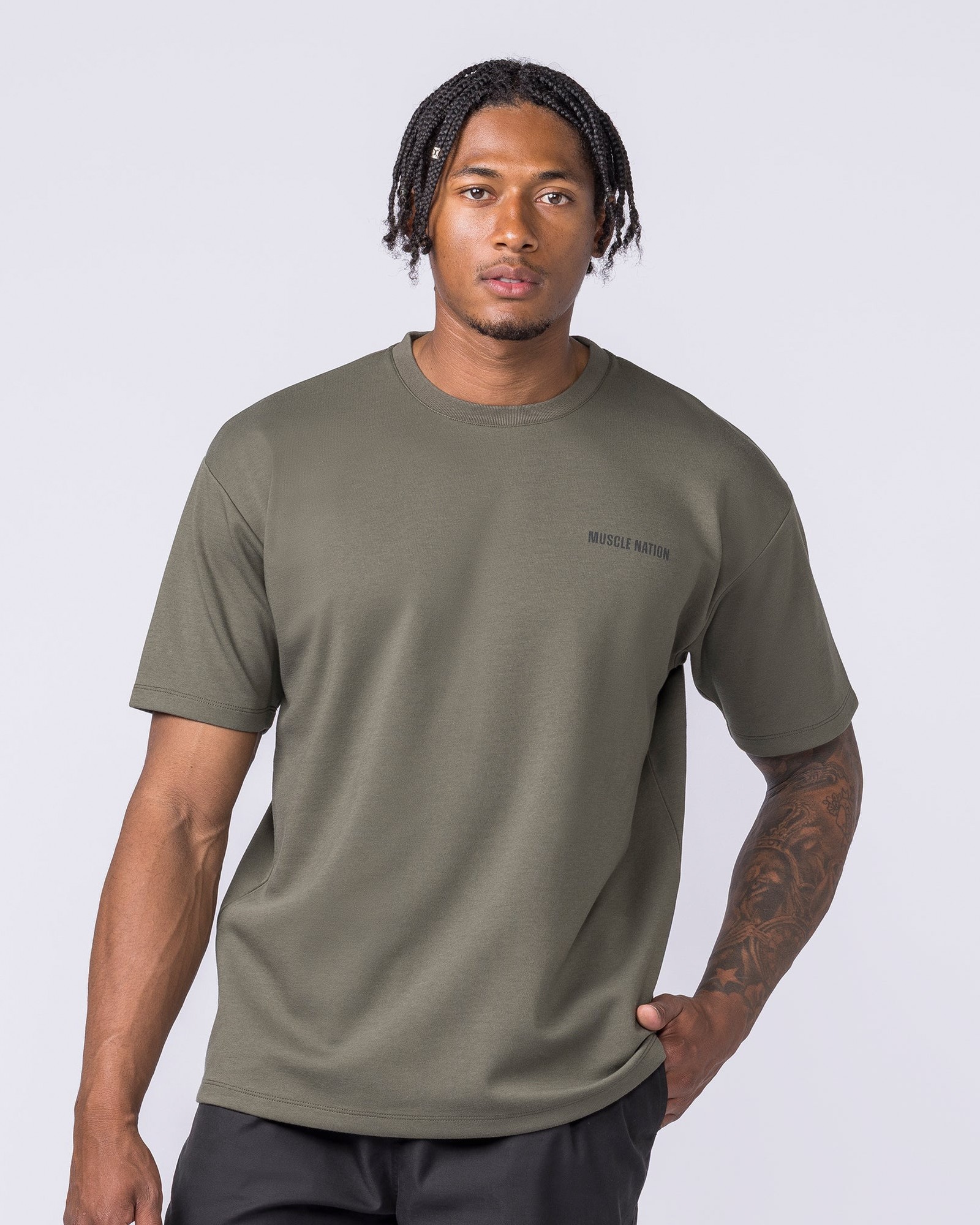 Daily Regular Fit Tee - Dark Khaki