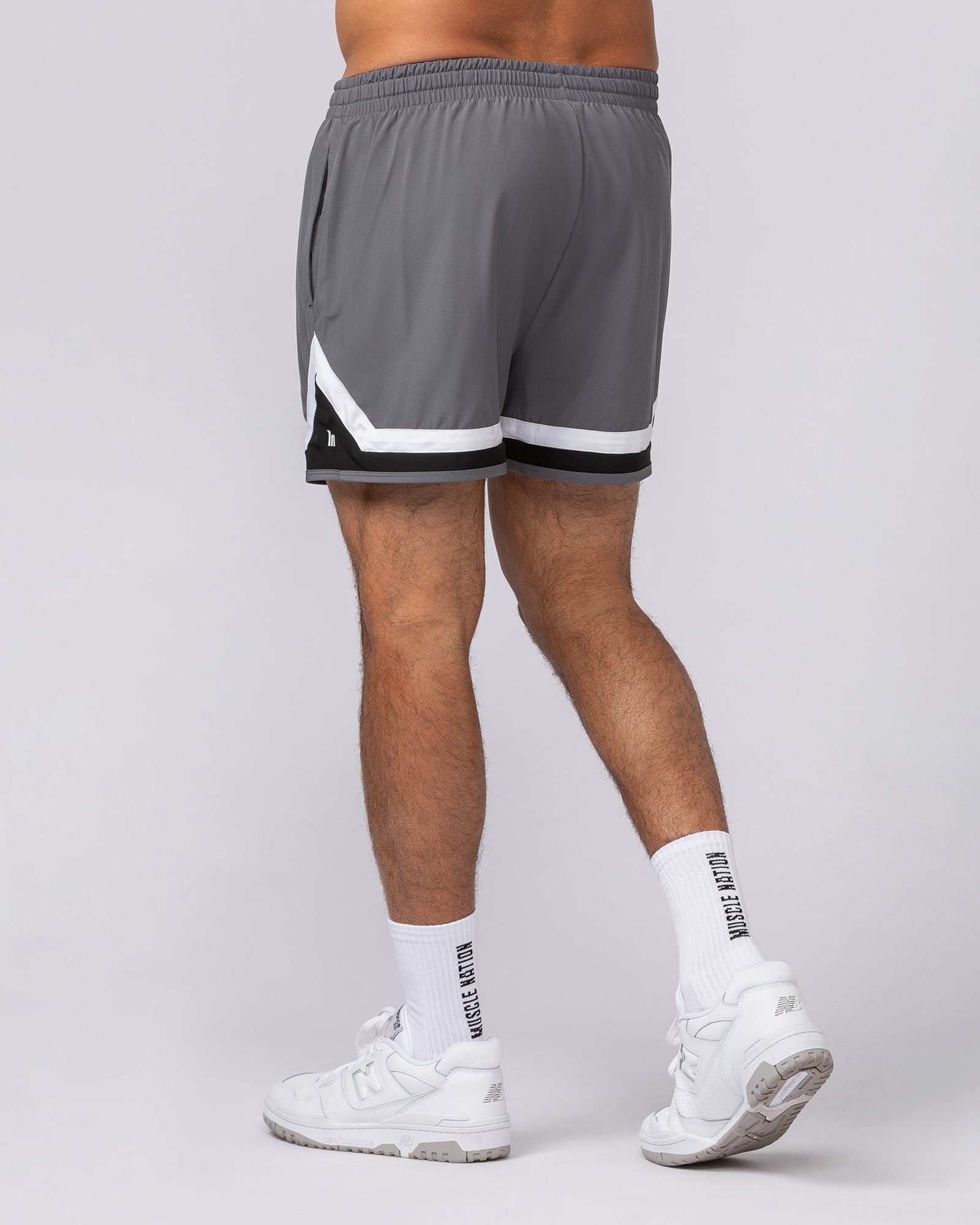 Player 4" Active Shorts - Gunmetal