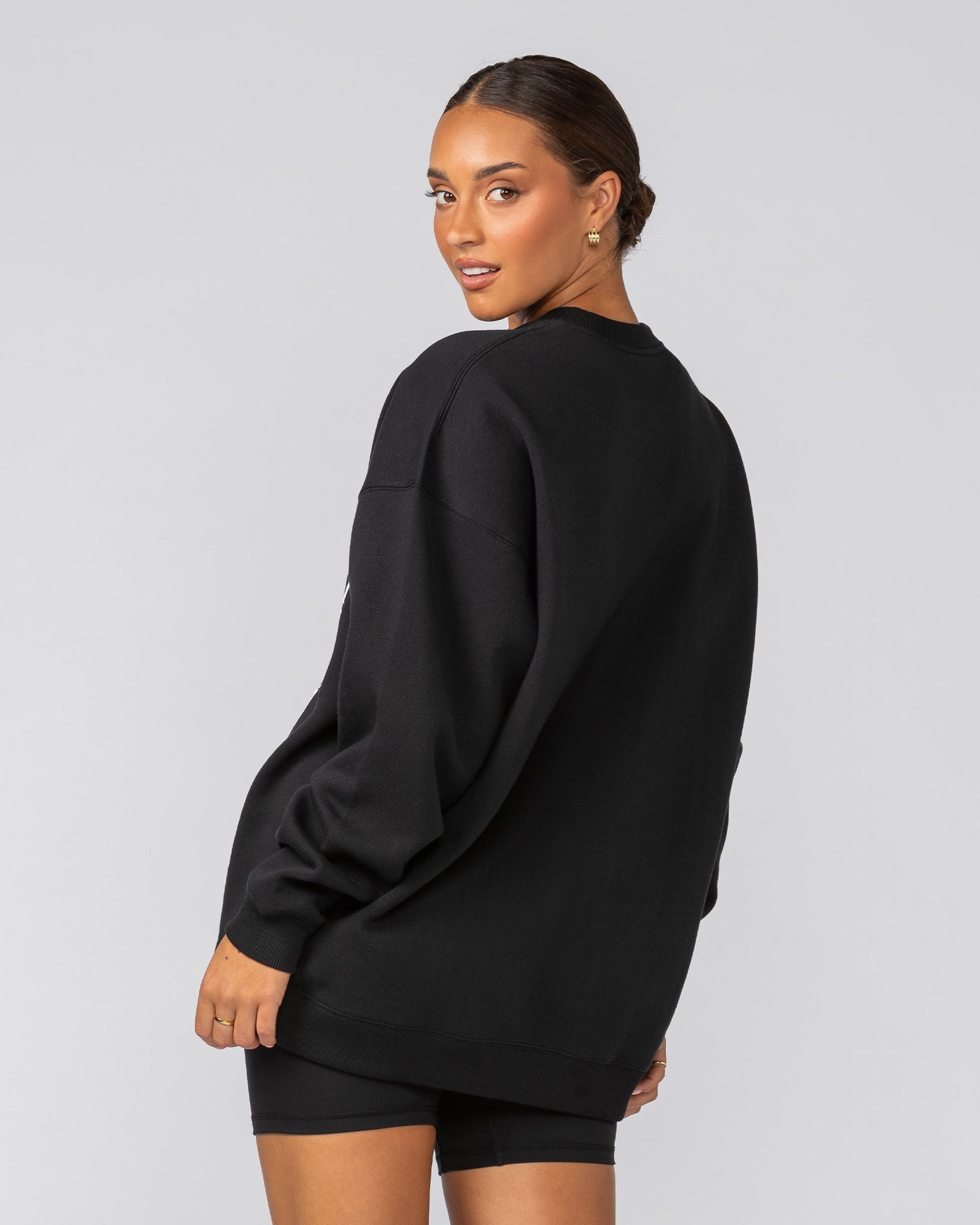 Athletics Oversized Pullover - Black