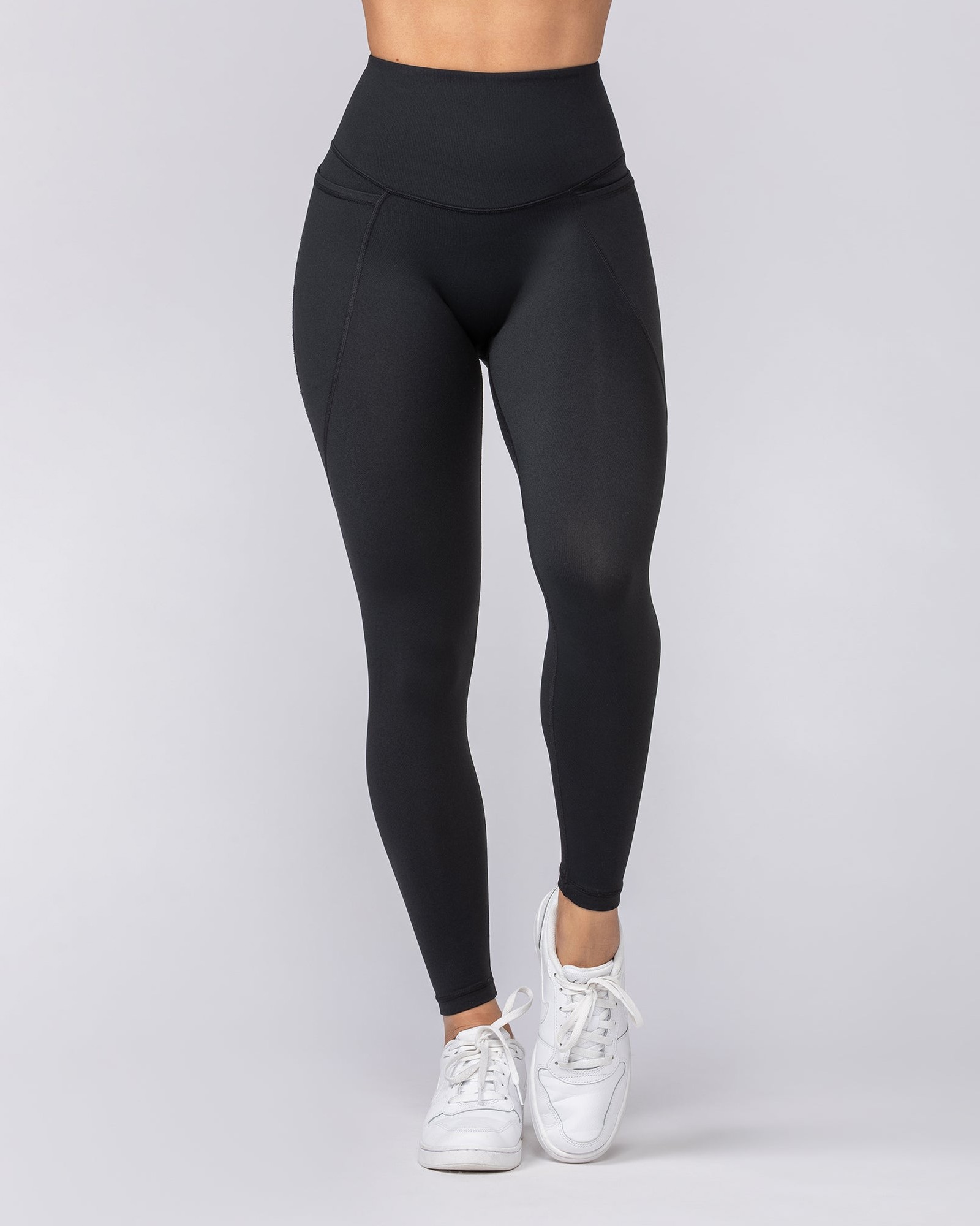 Signature Boost Pocket Ankle Length Leggings - Black