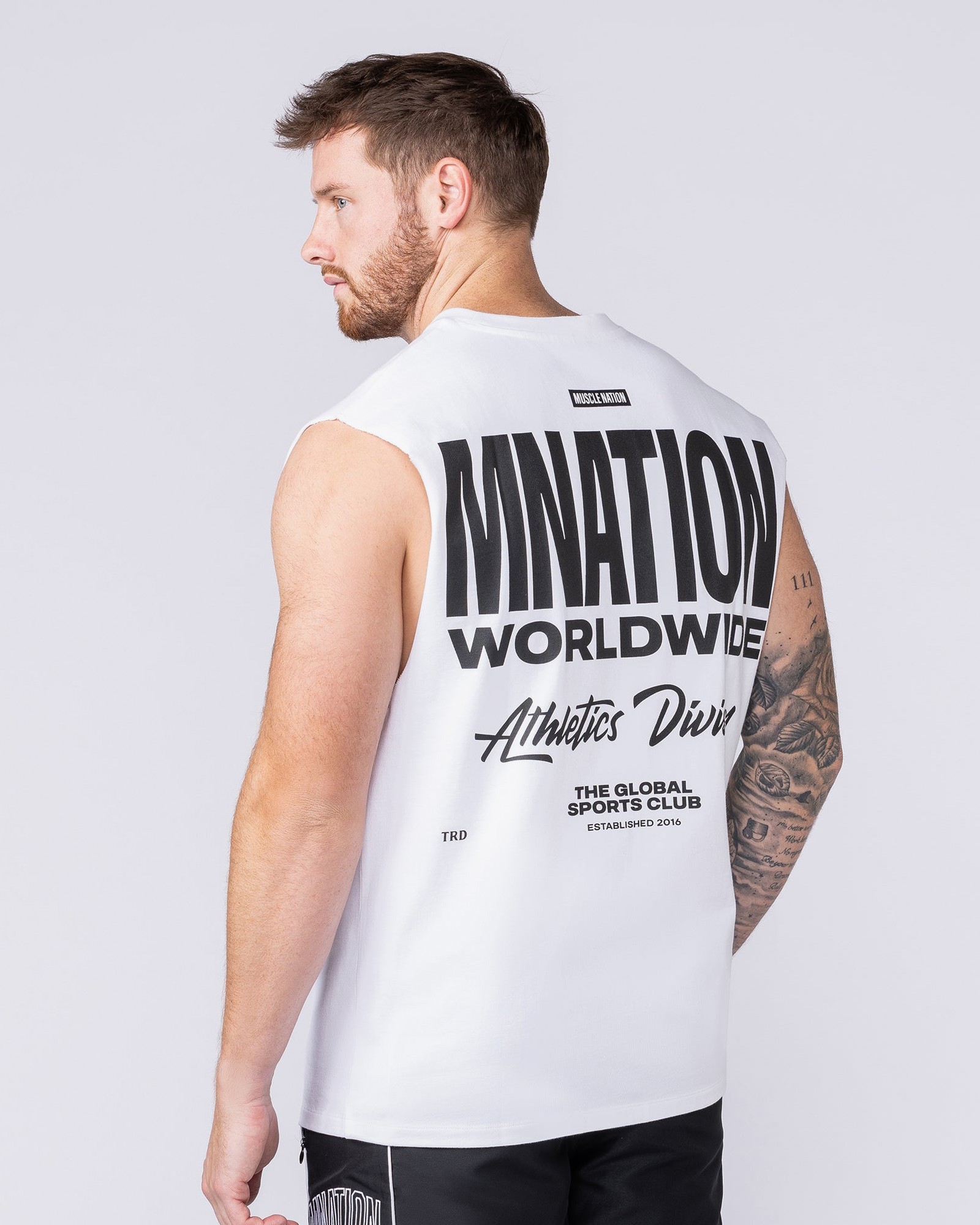 Athletic Division Muscle Tank - White