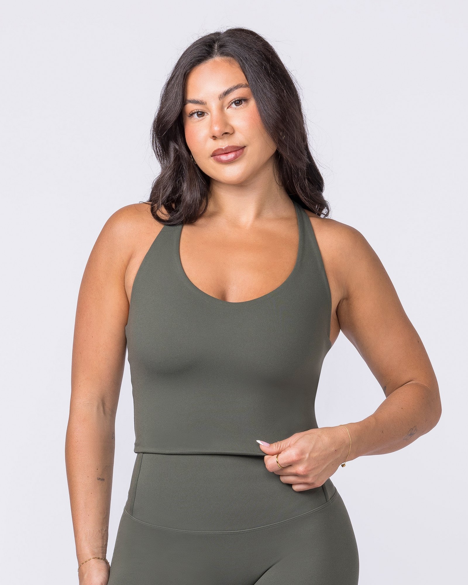 Everyday Form Cropped Tank - Eucalyptus