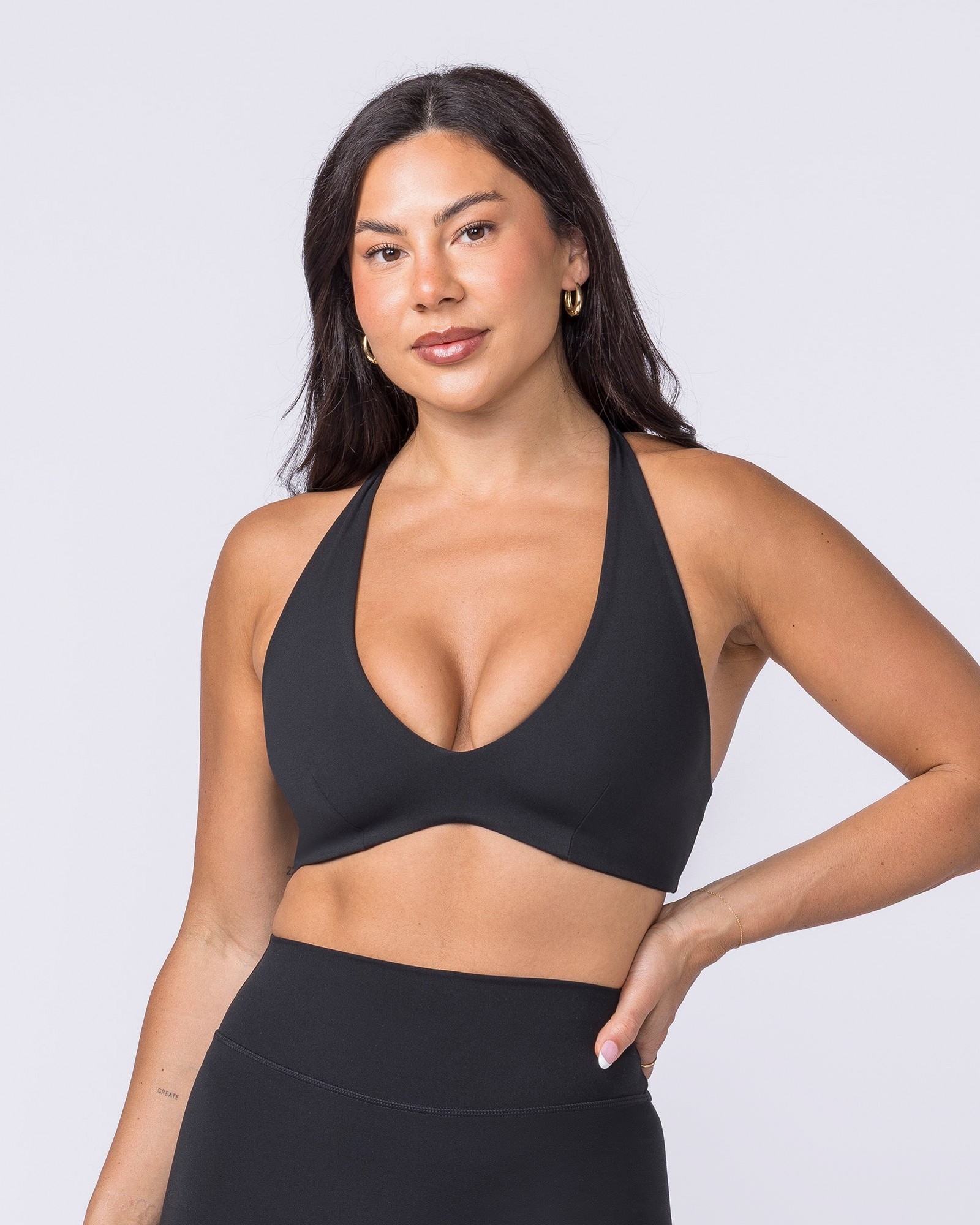 Liberty Lustre Bralette - Black