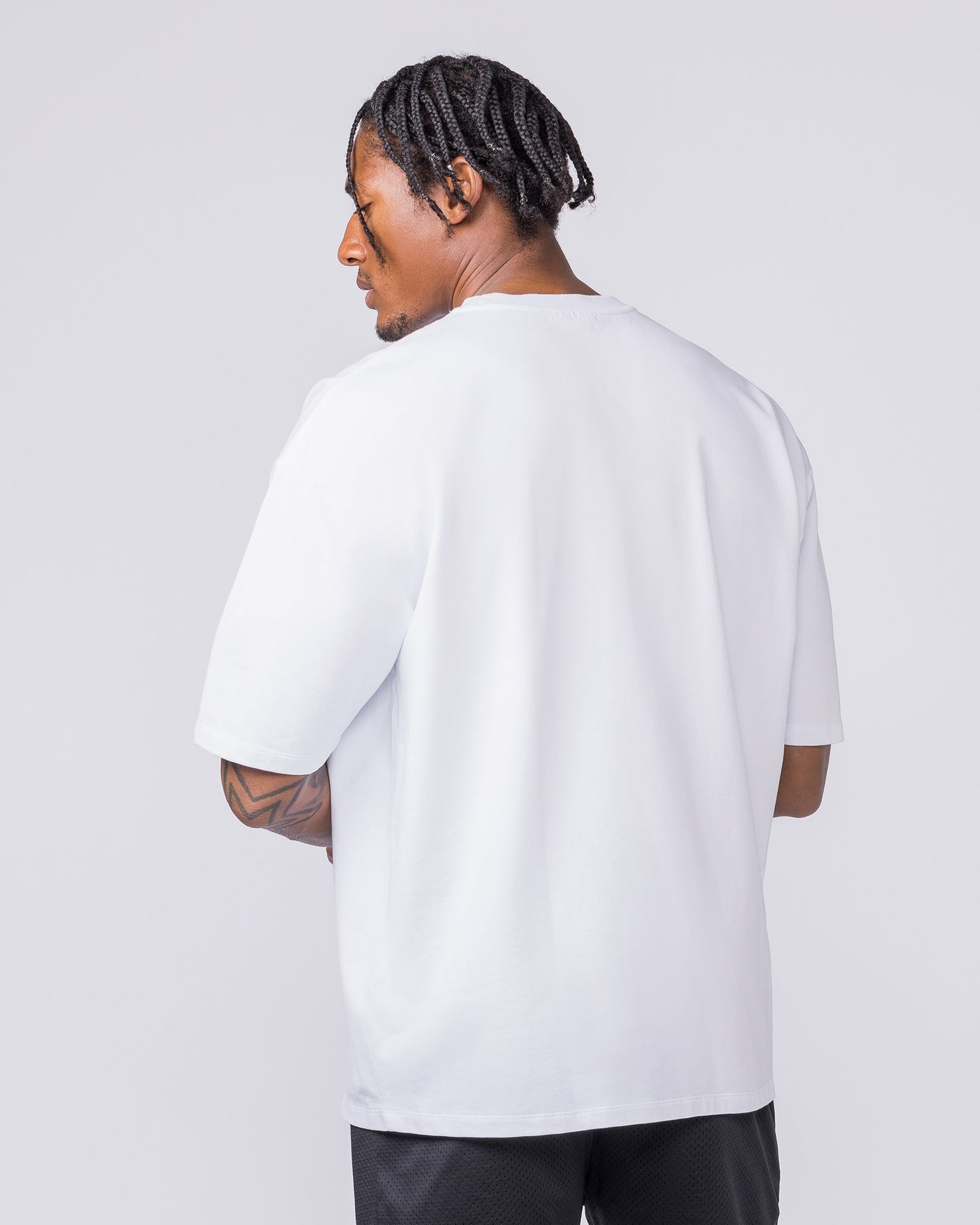 MN Loopback Oversized Tee - White