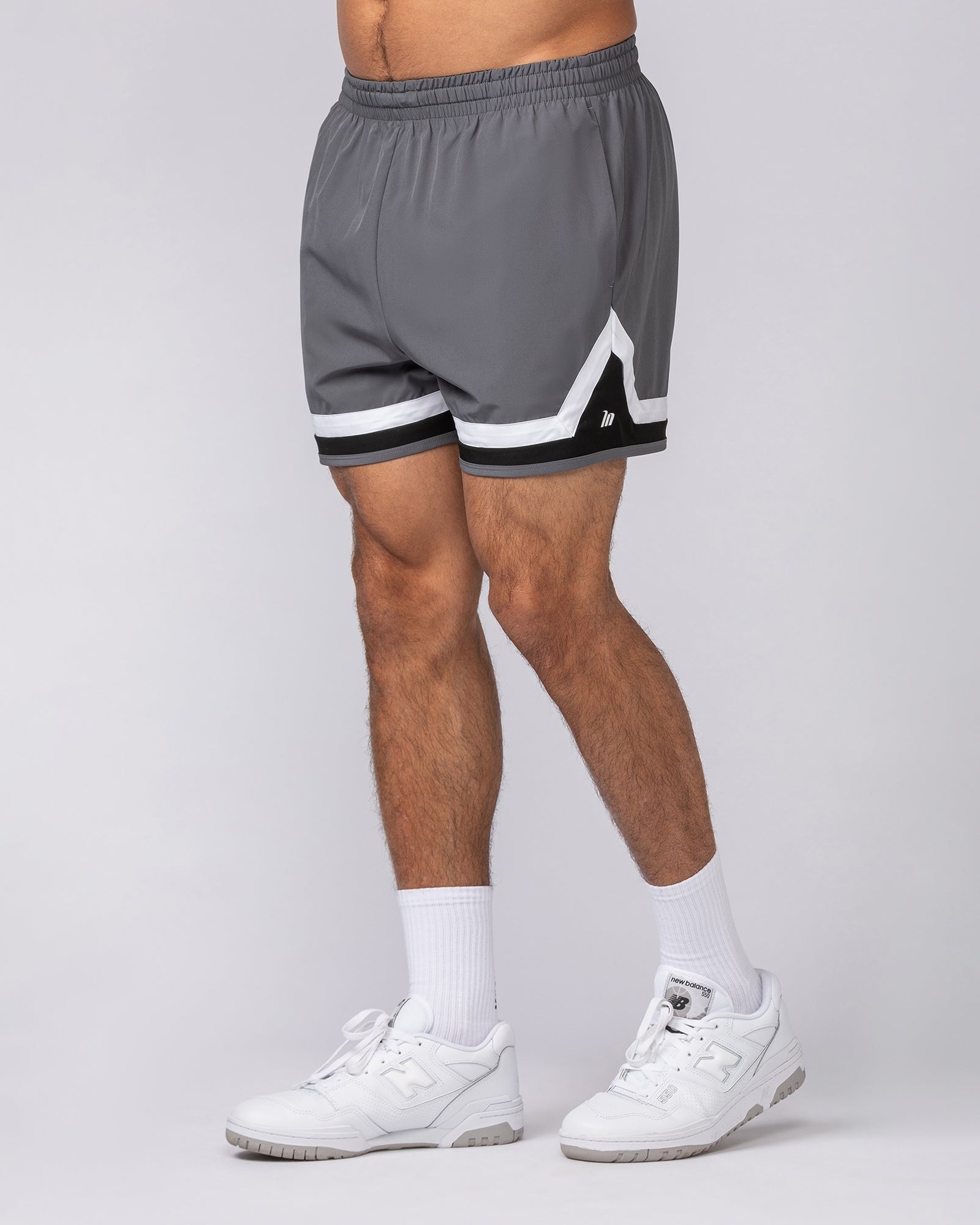 Player 4" Active Shorts - Gunmetal