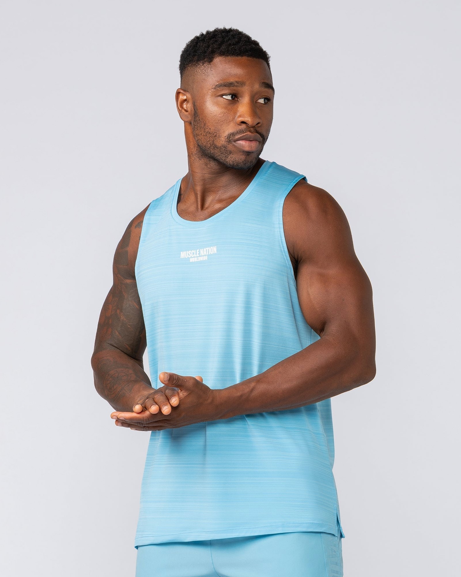 Worldwide Active Tank - Light Blue