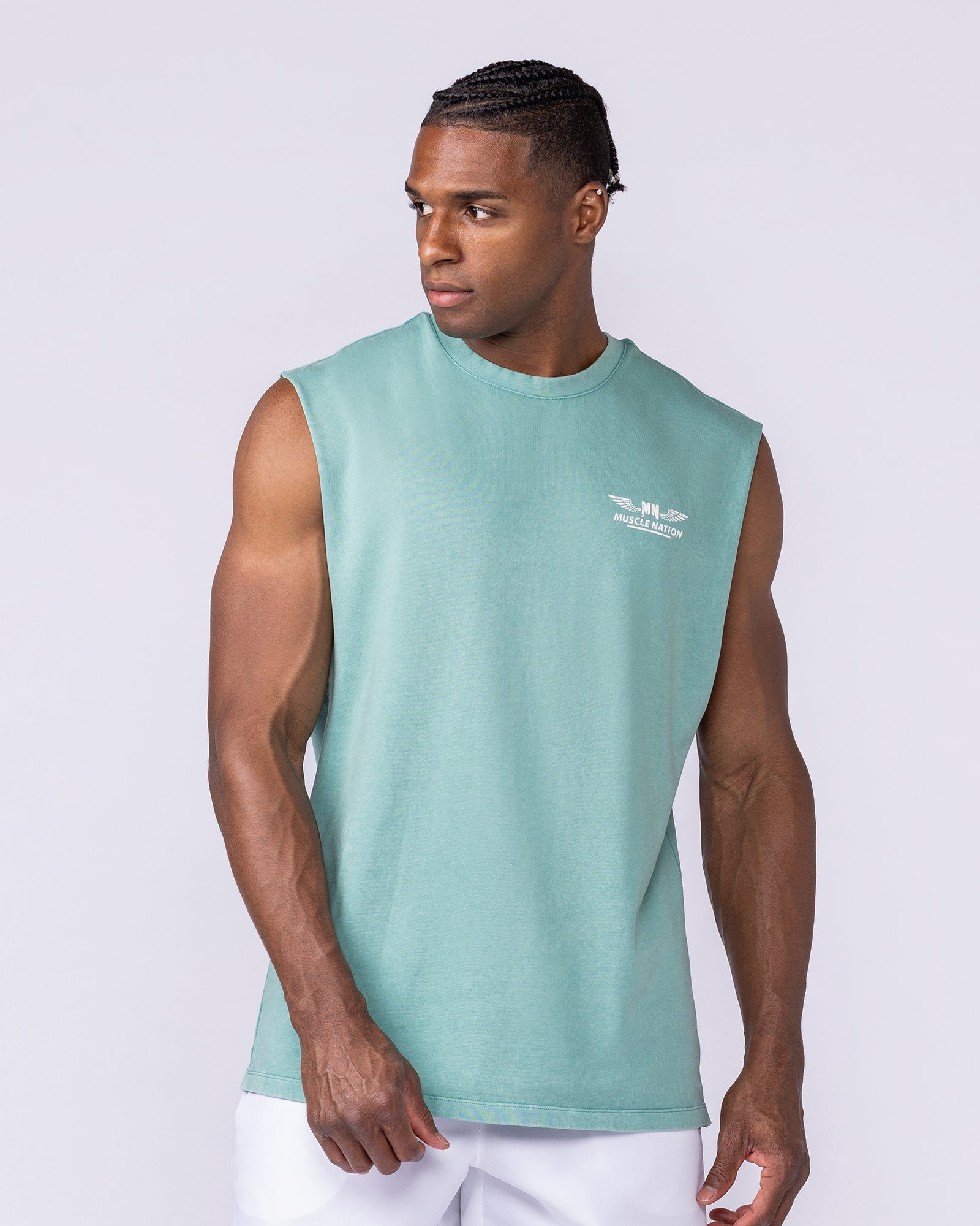 Archives Vintage Muscle Tank - Washed Alpine