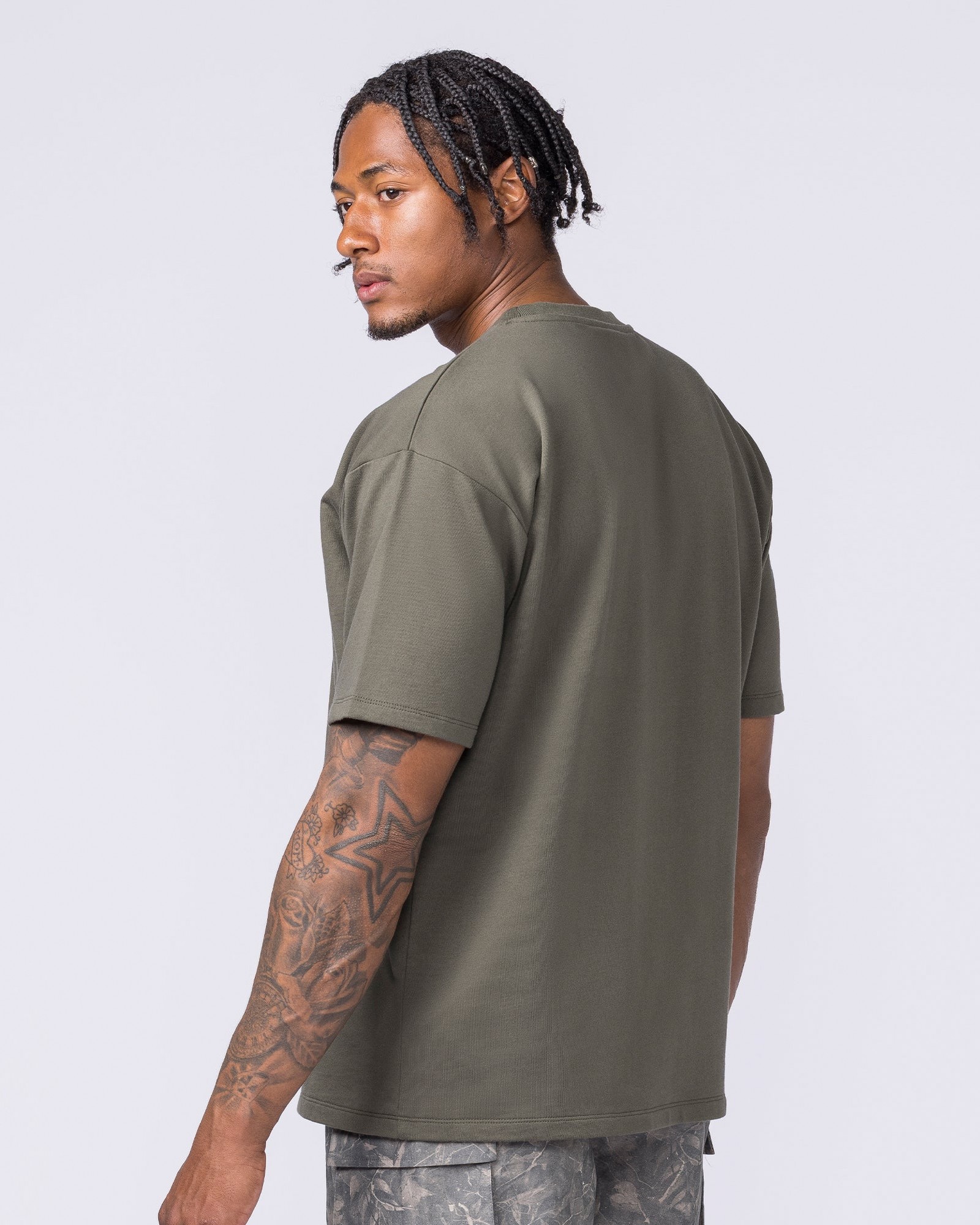 Essential Regular Fit Tee - Dark Khaki
