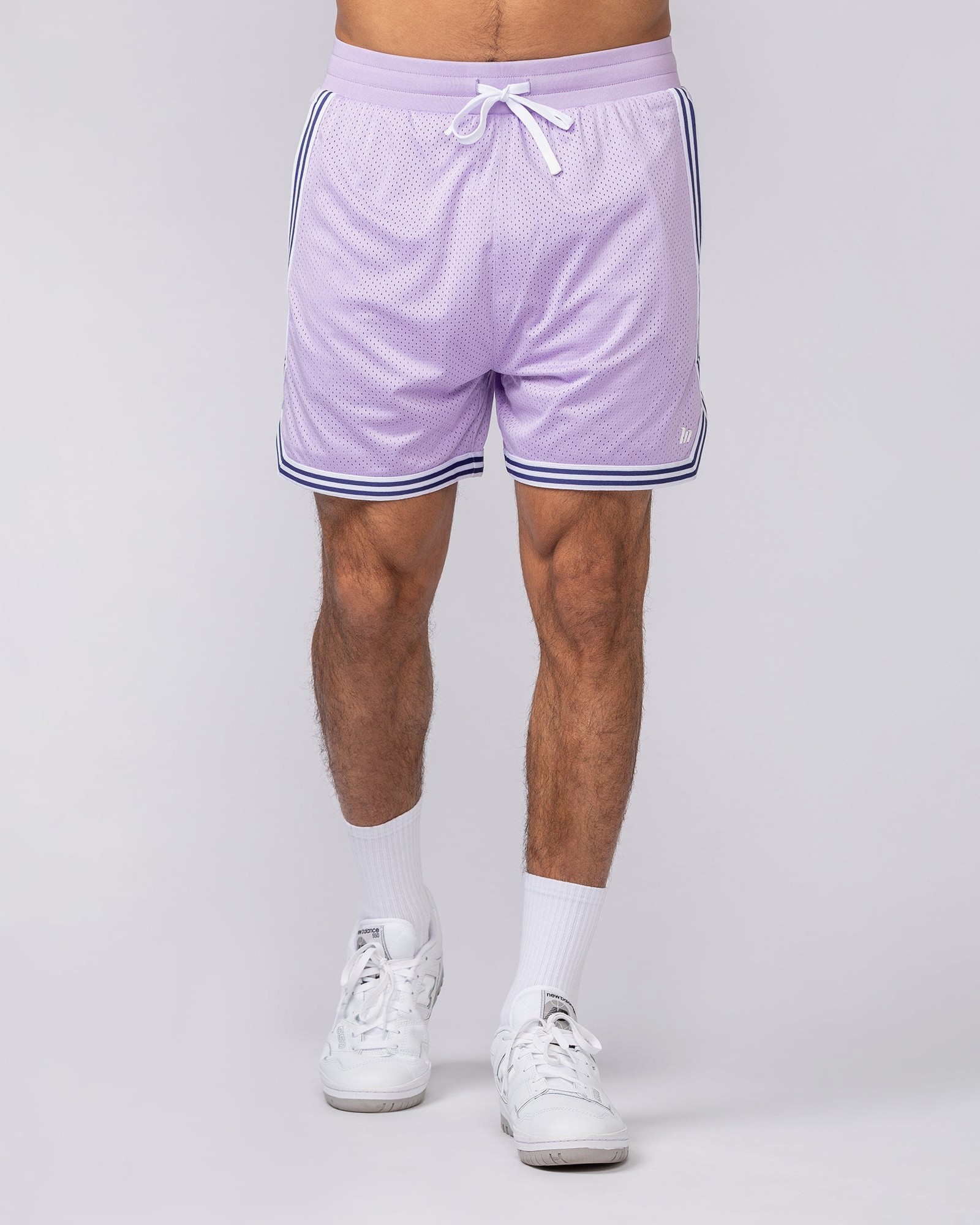 Courtside Basketball 5" Shorts - Lavender