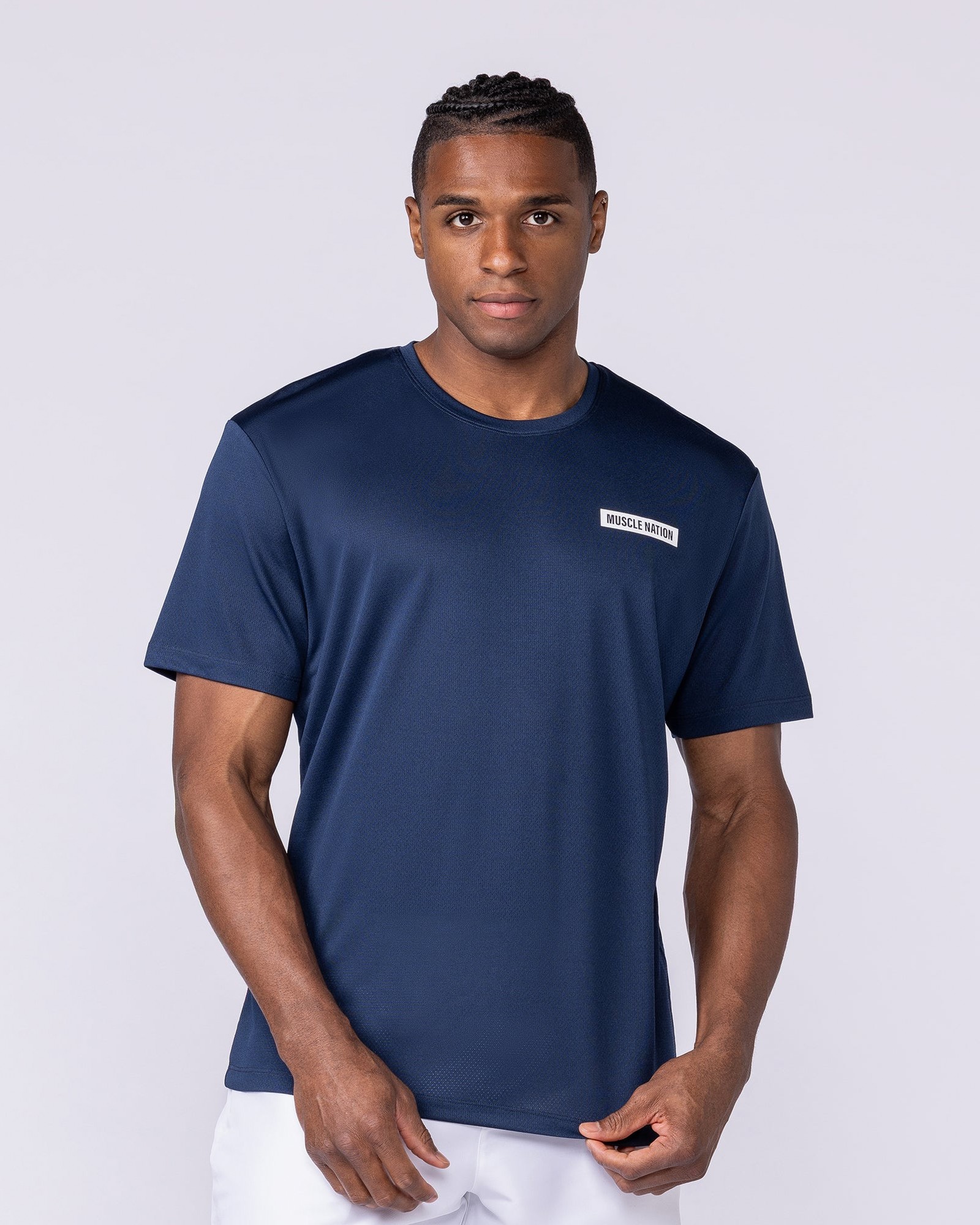 Relaxed Active Tee - Navy