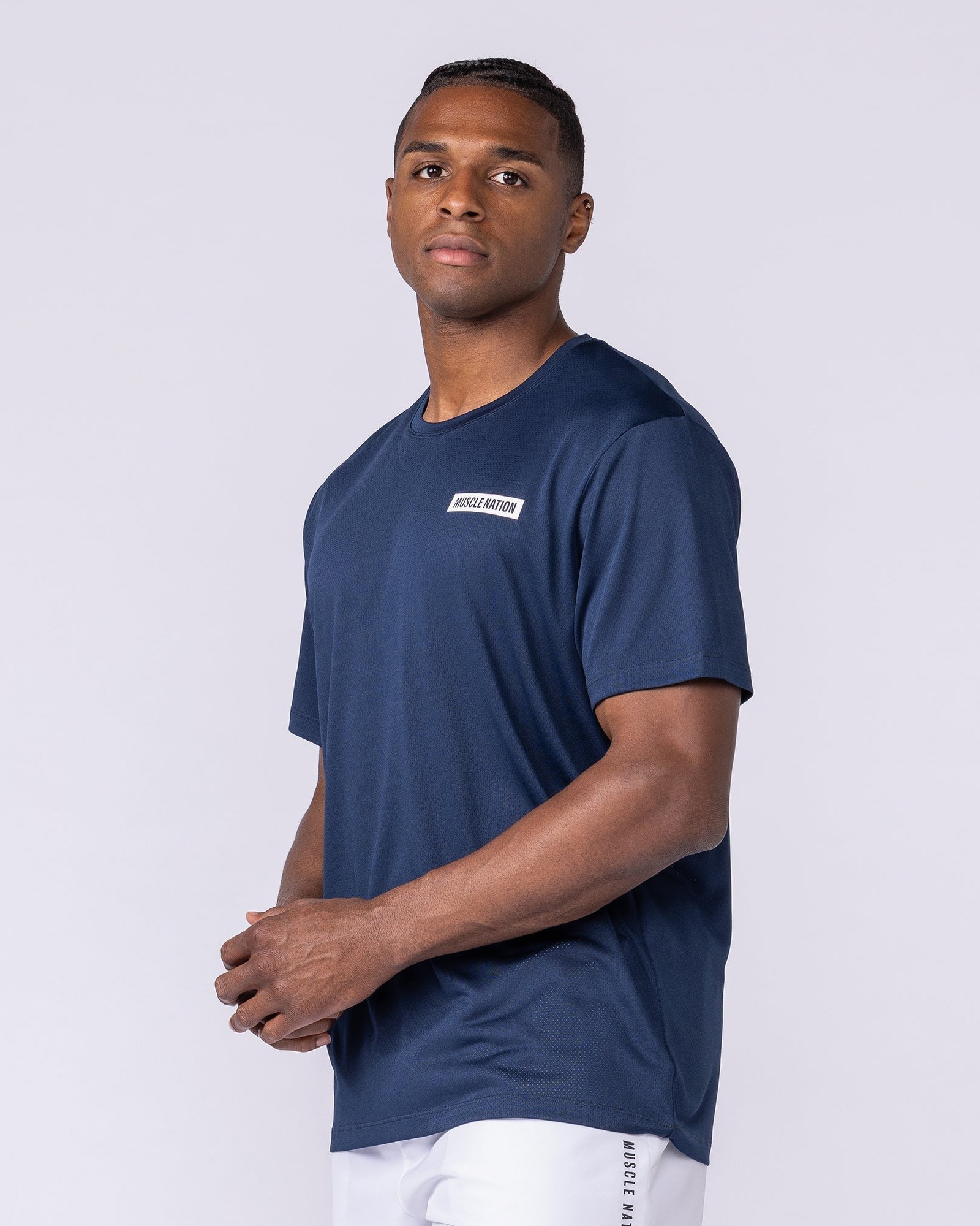 Relaxed Active Tee - Navy