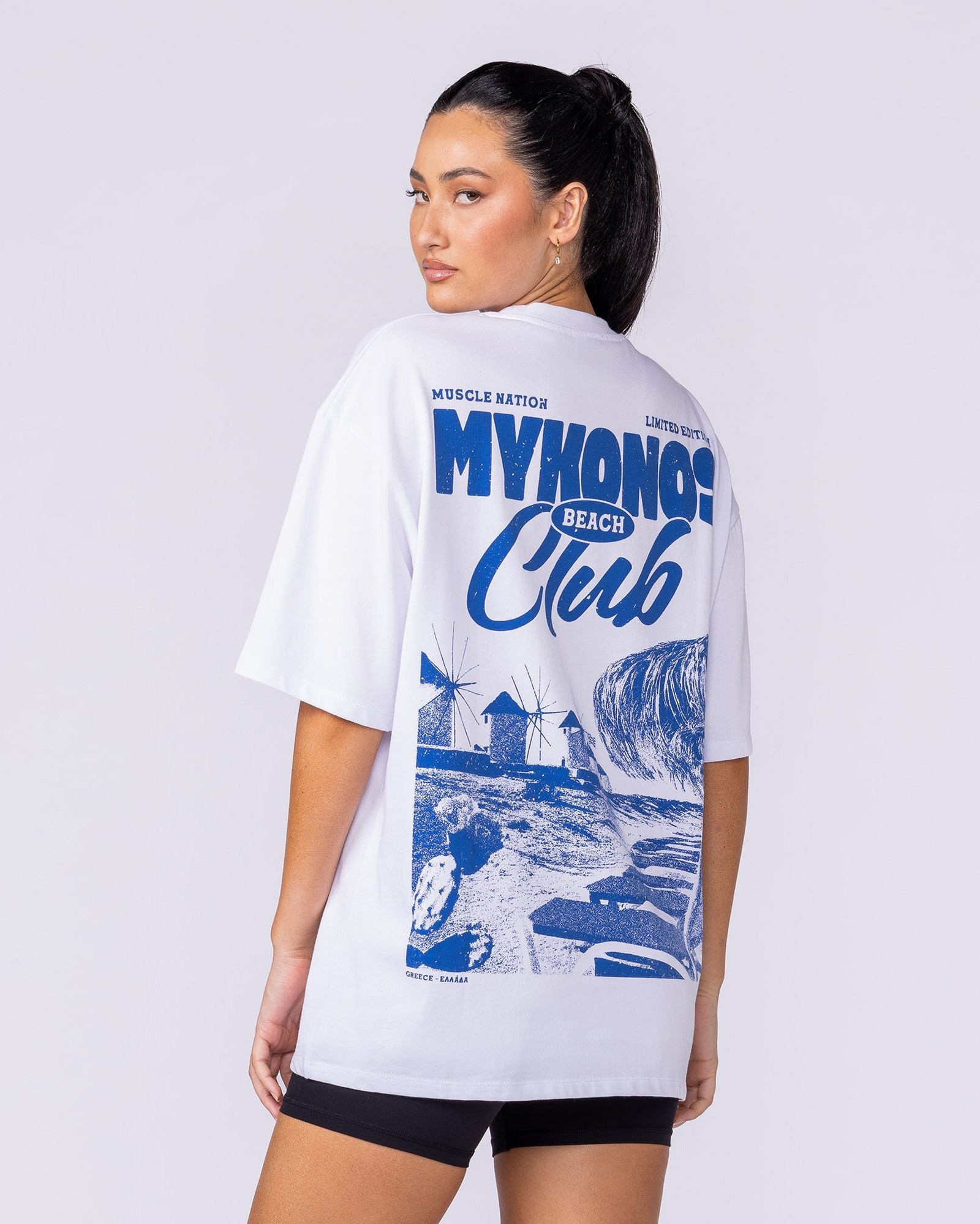 Mykonos Oversized Tee - White