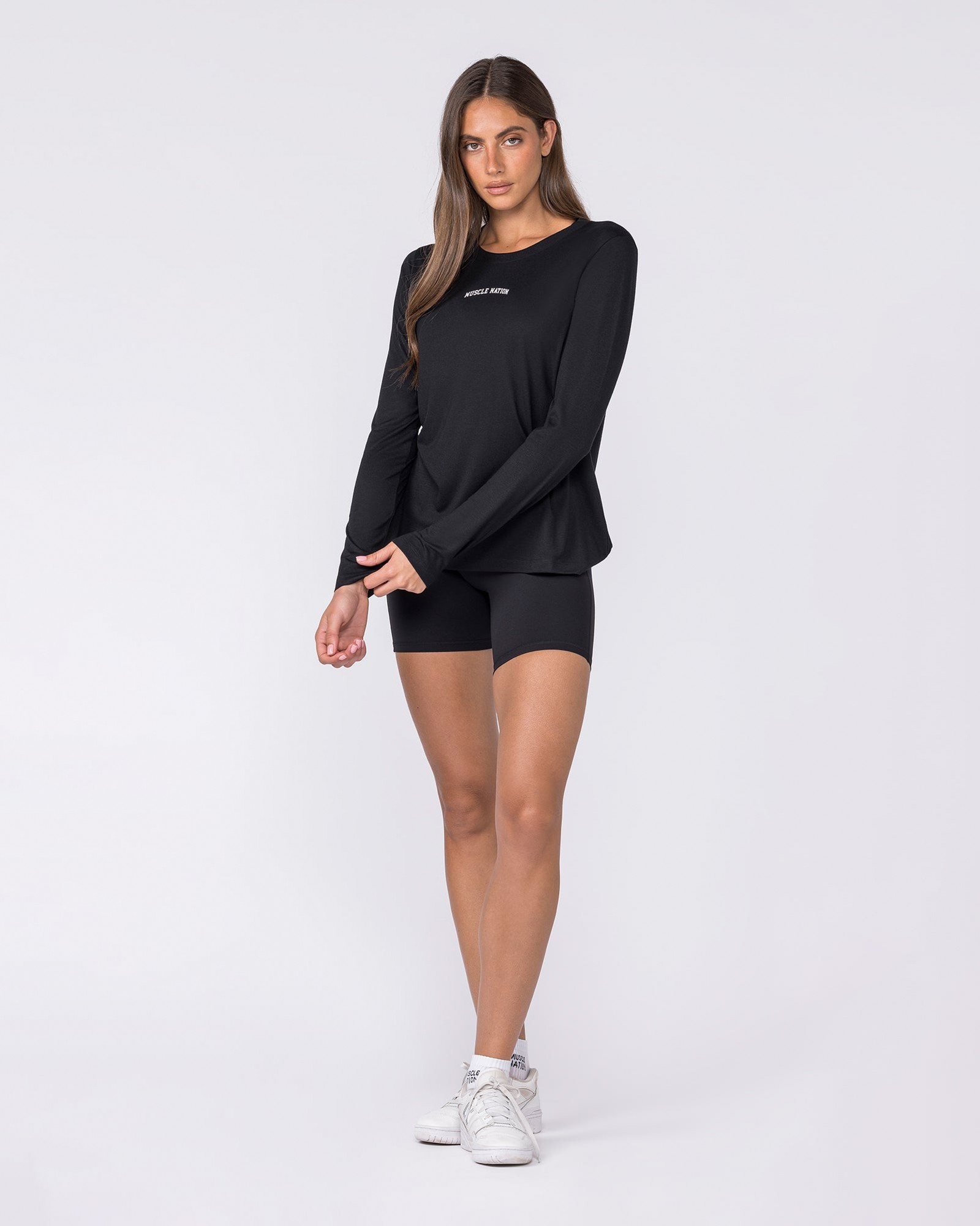 Routine Long Sleeve Top - Black