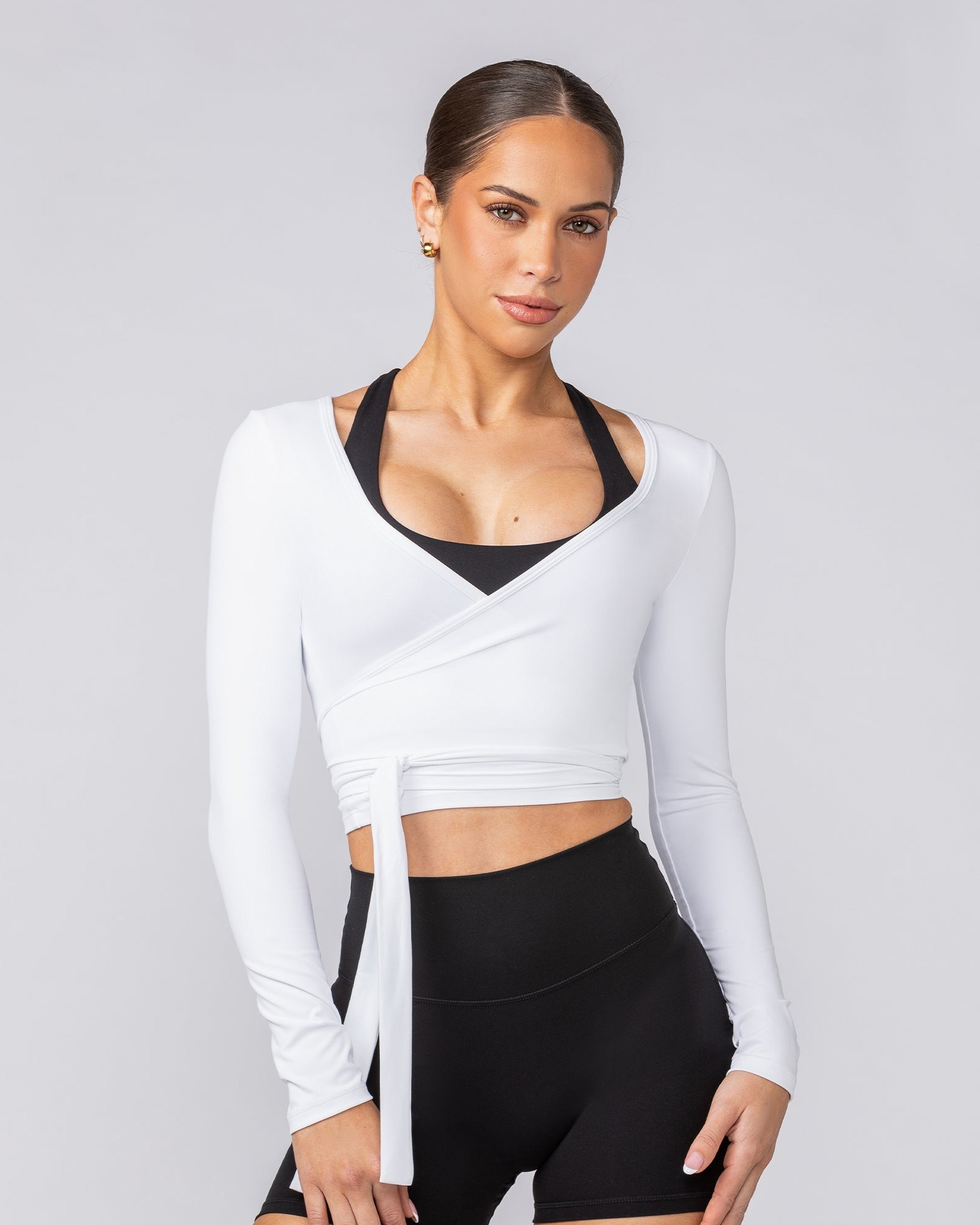 Bliss Wrap Top - White
