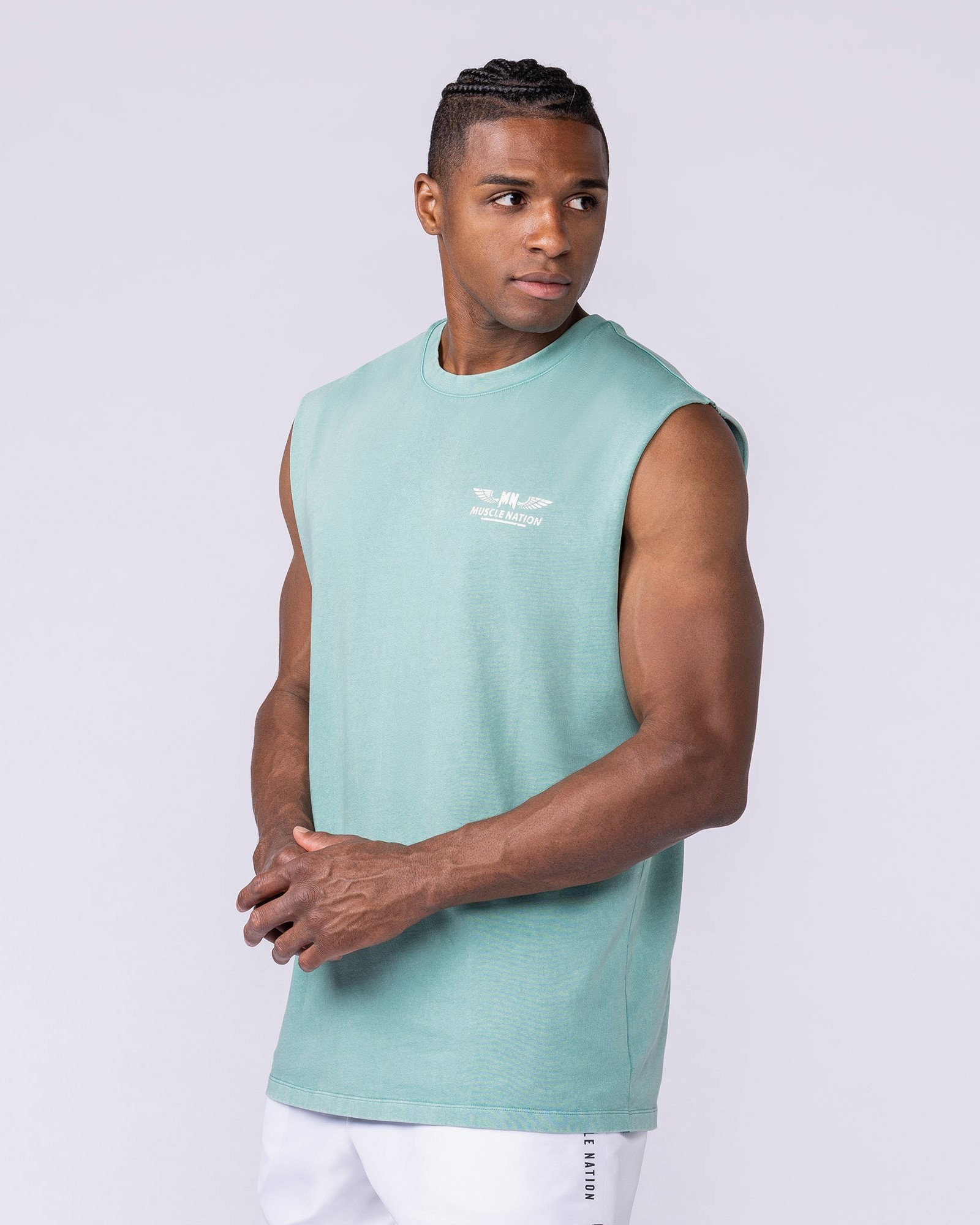 Archives Vintage Muscle Tank - Washed Alpine