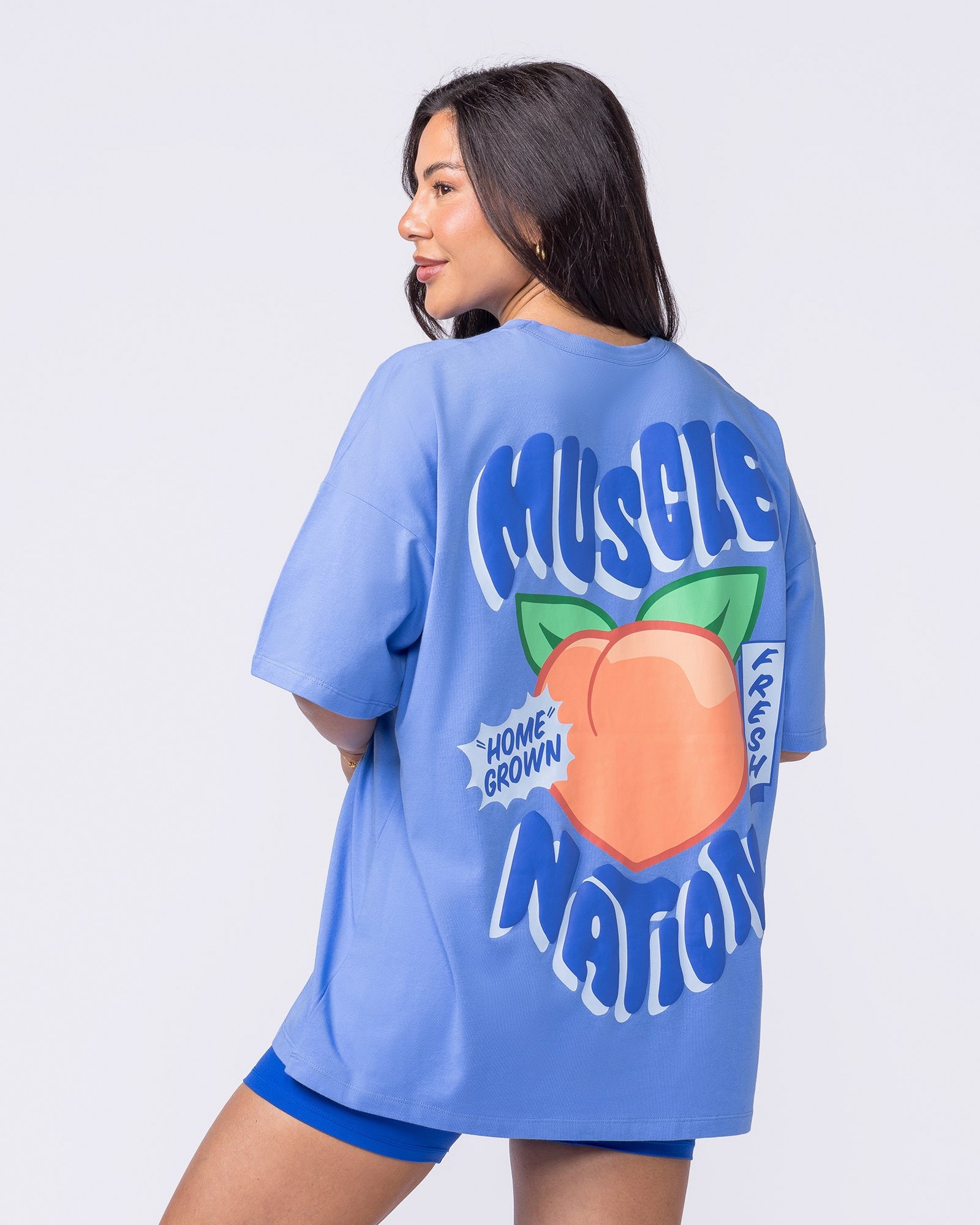 Peachy Oversized Tee - Salt Air