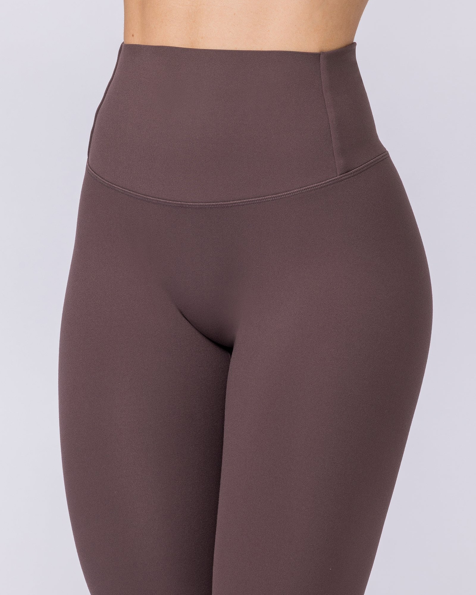 Unrivalled Bare Ankle Length Leggings - Cola