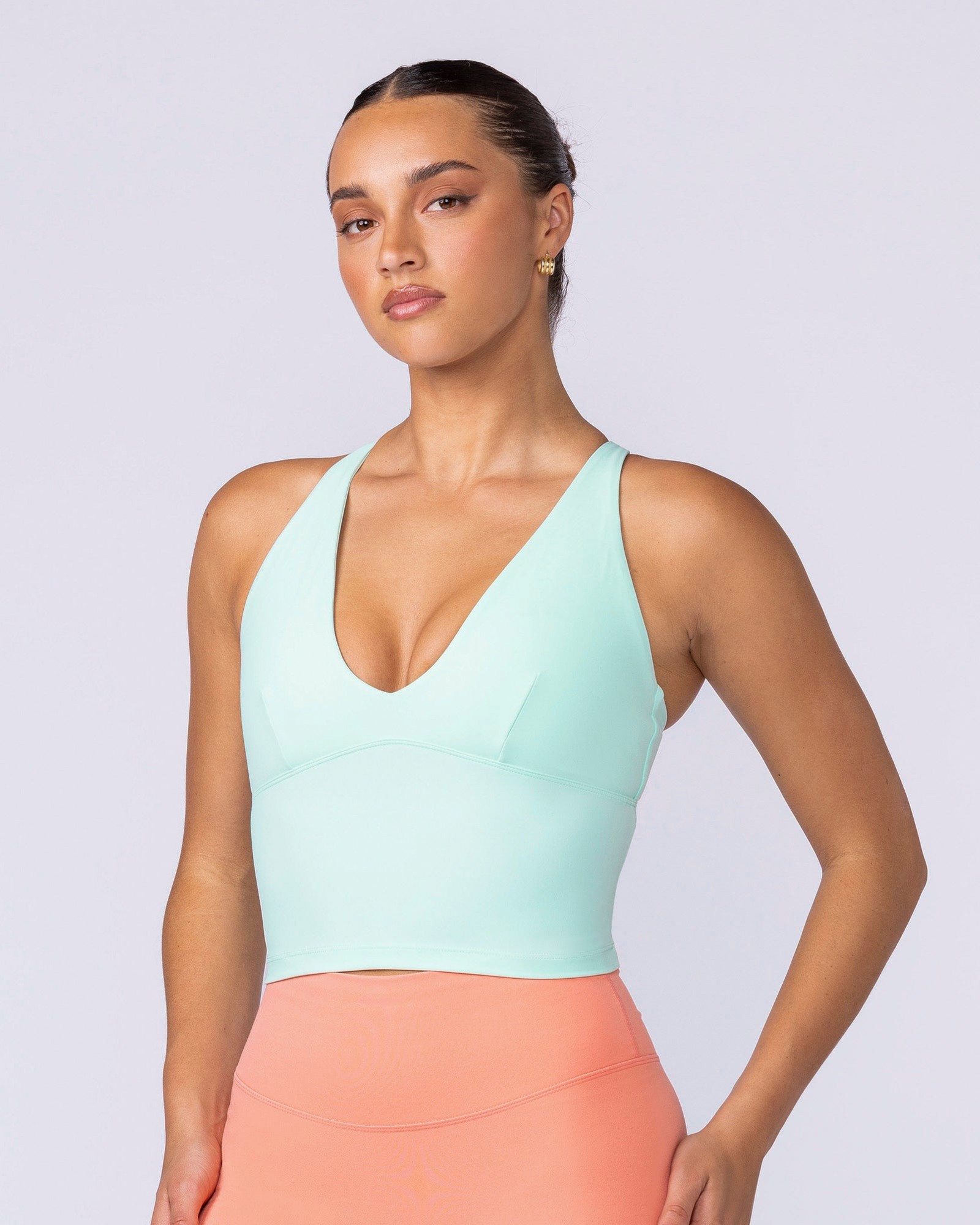 Influence Bra Tank - Ocean Wave