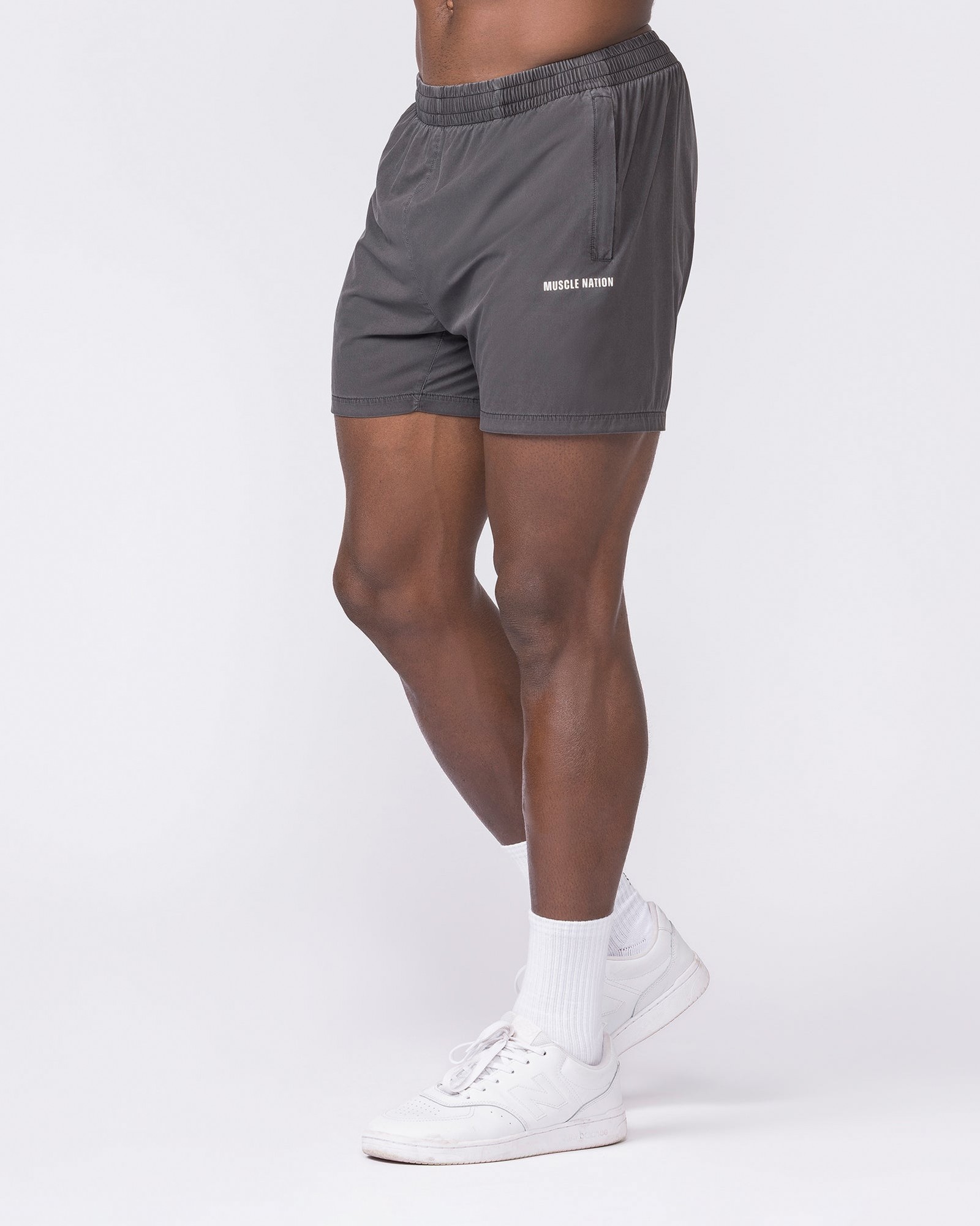 Essential Vintage 3.5" Active Shorts - Washed Black