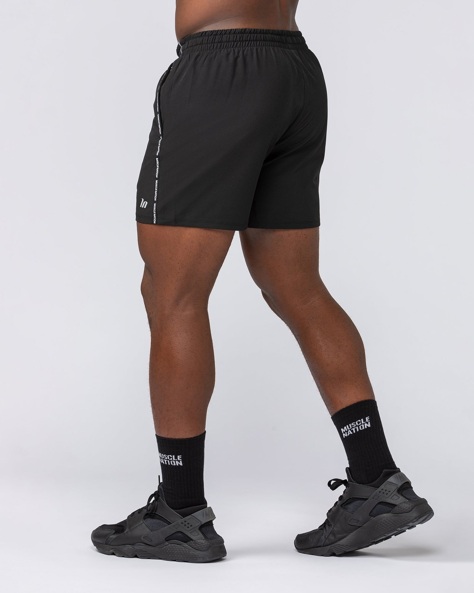 Iconic New Heights 4" Shorts - Black