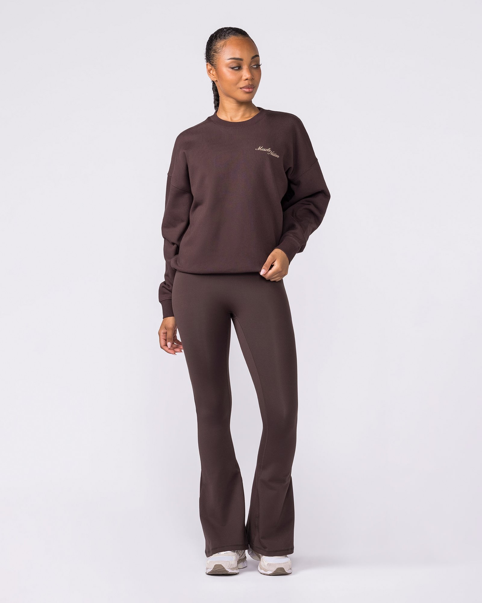 Collective Boxy Pullover - Cocoa
