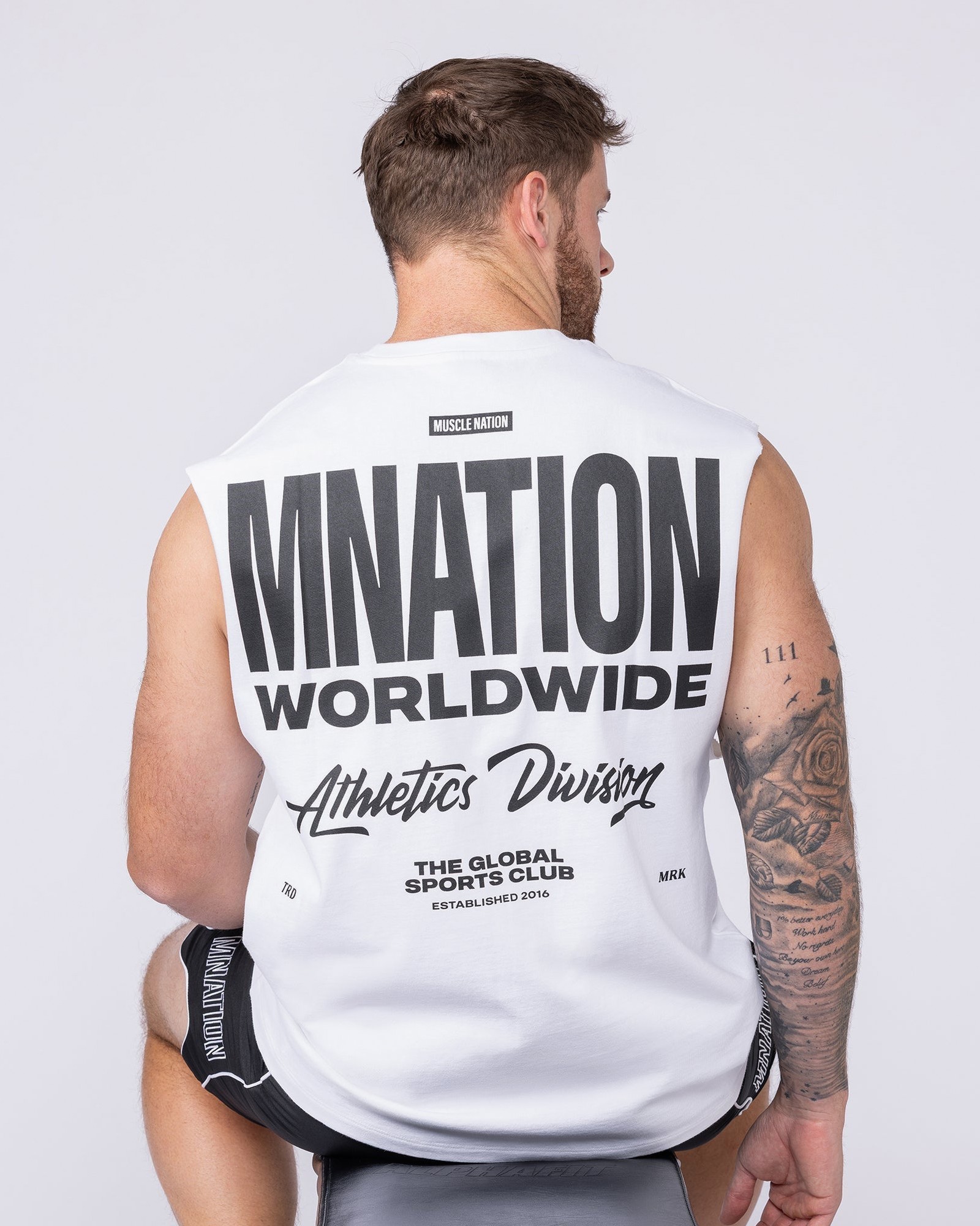 Athletic Division Muscle Tank - White