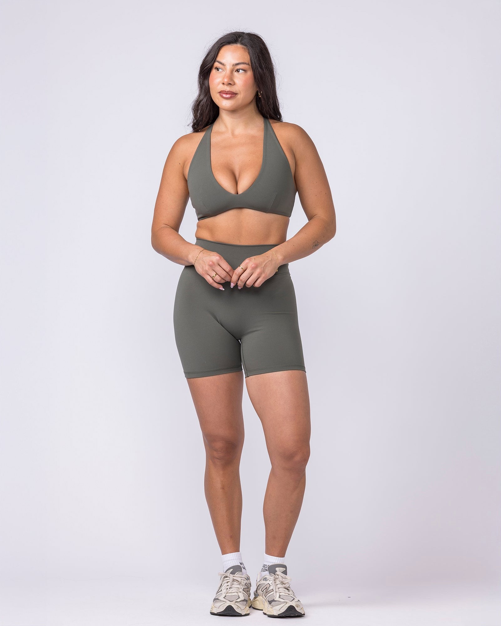 Liberty Lustre Bralette - Eucalyptus