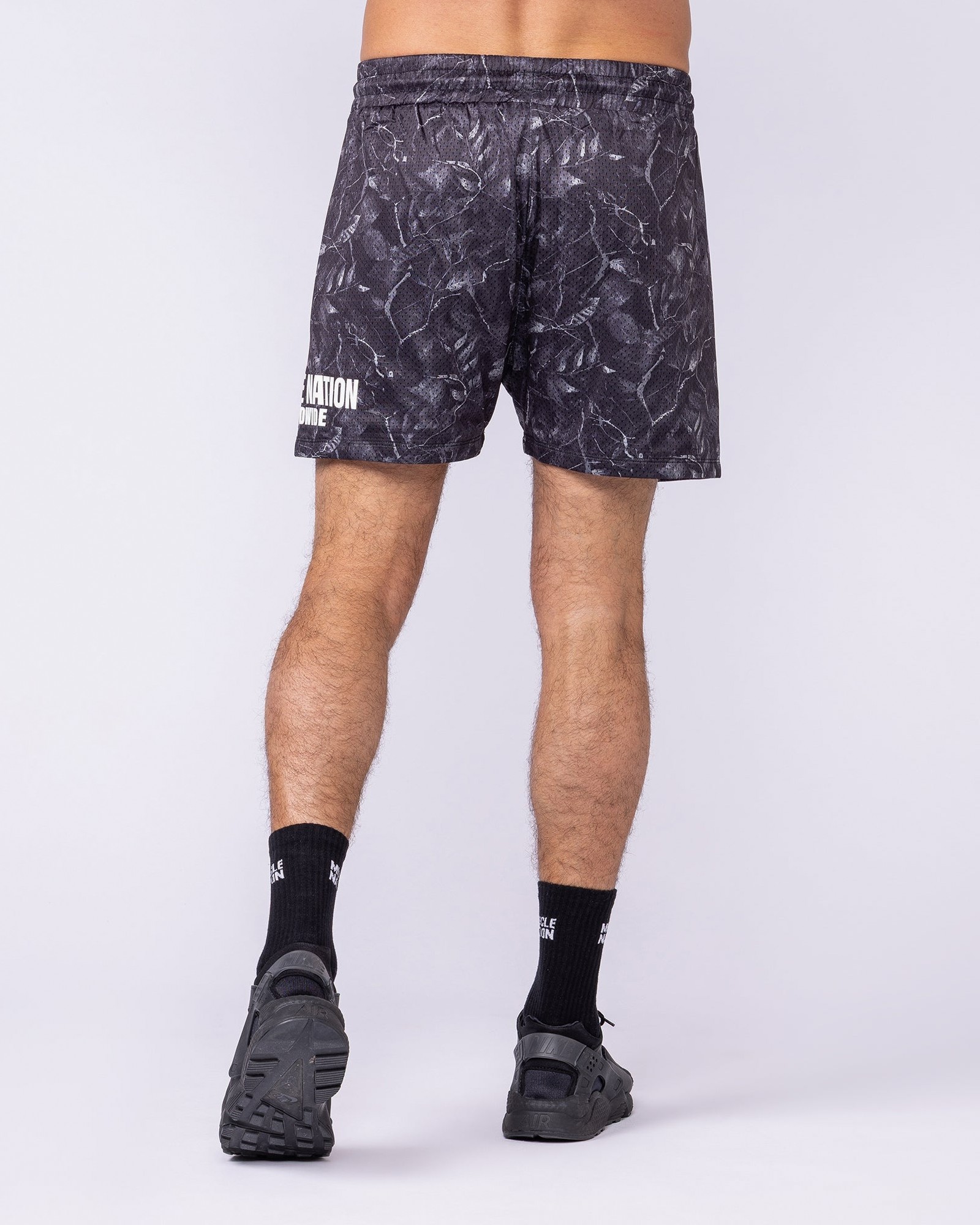 Worldwide Lay Up 3.5" Shorts - Tree Camo Monochrome