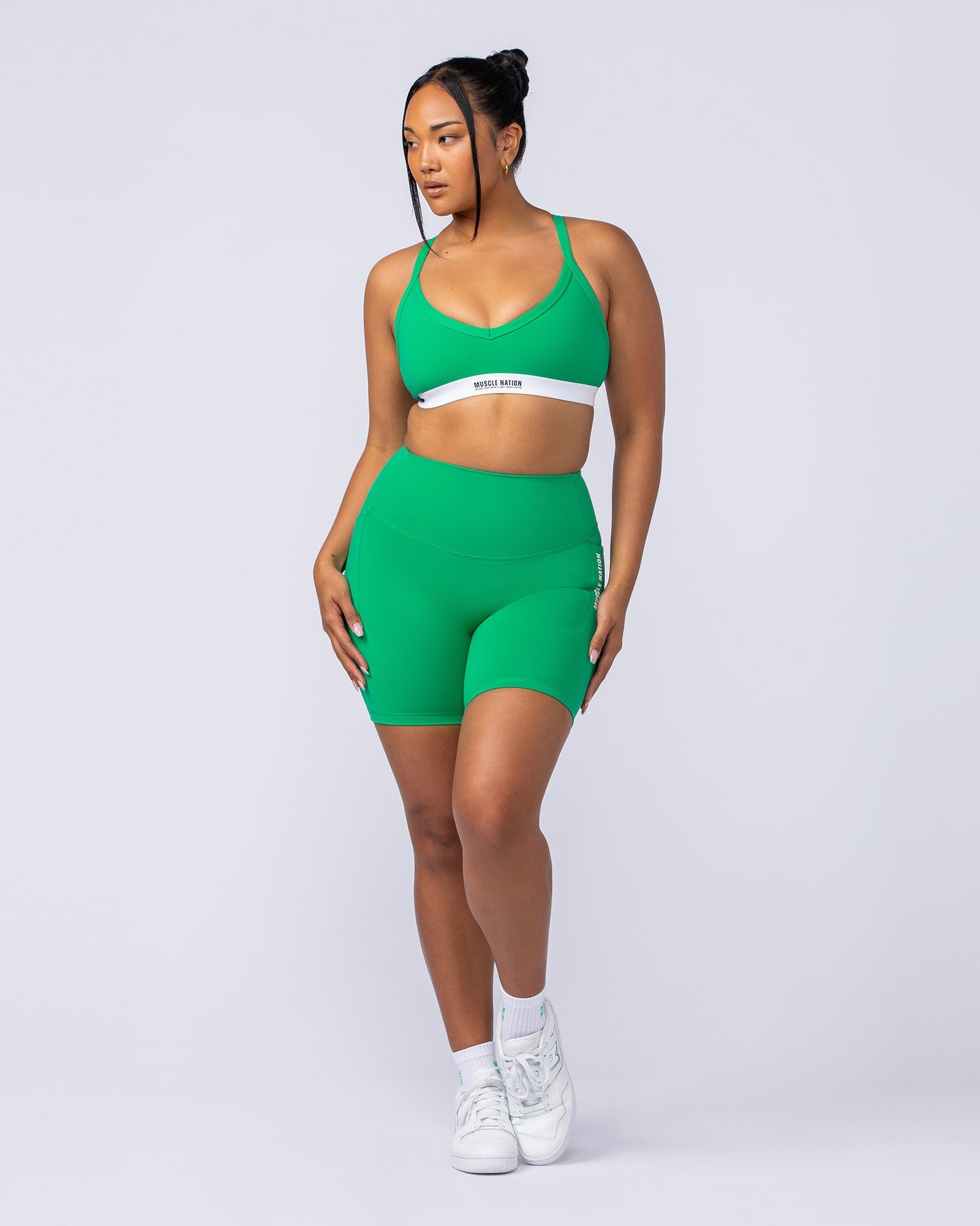 Core Pocket Bike Shorts - Clover