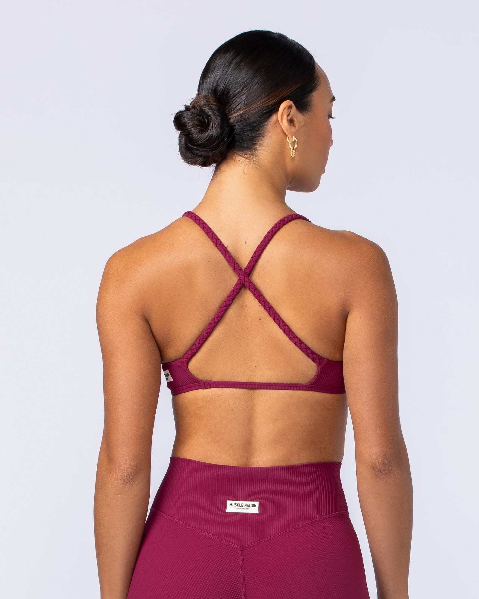 Breeze Rib Bralette - Rose Bud