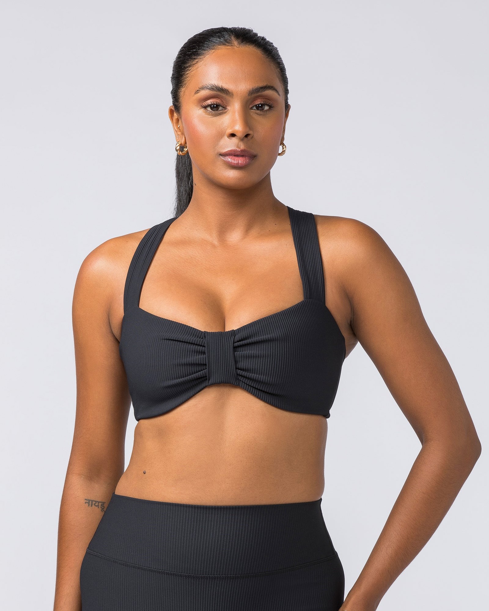 Lush Rib Bralette - Black