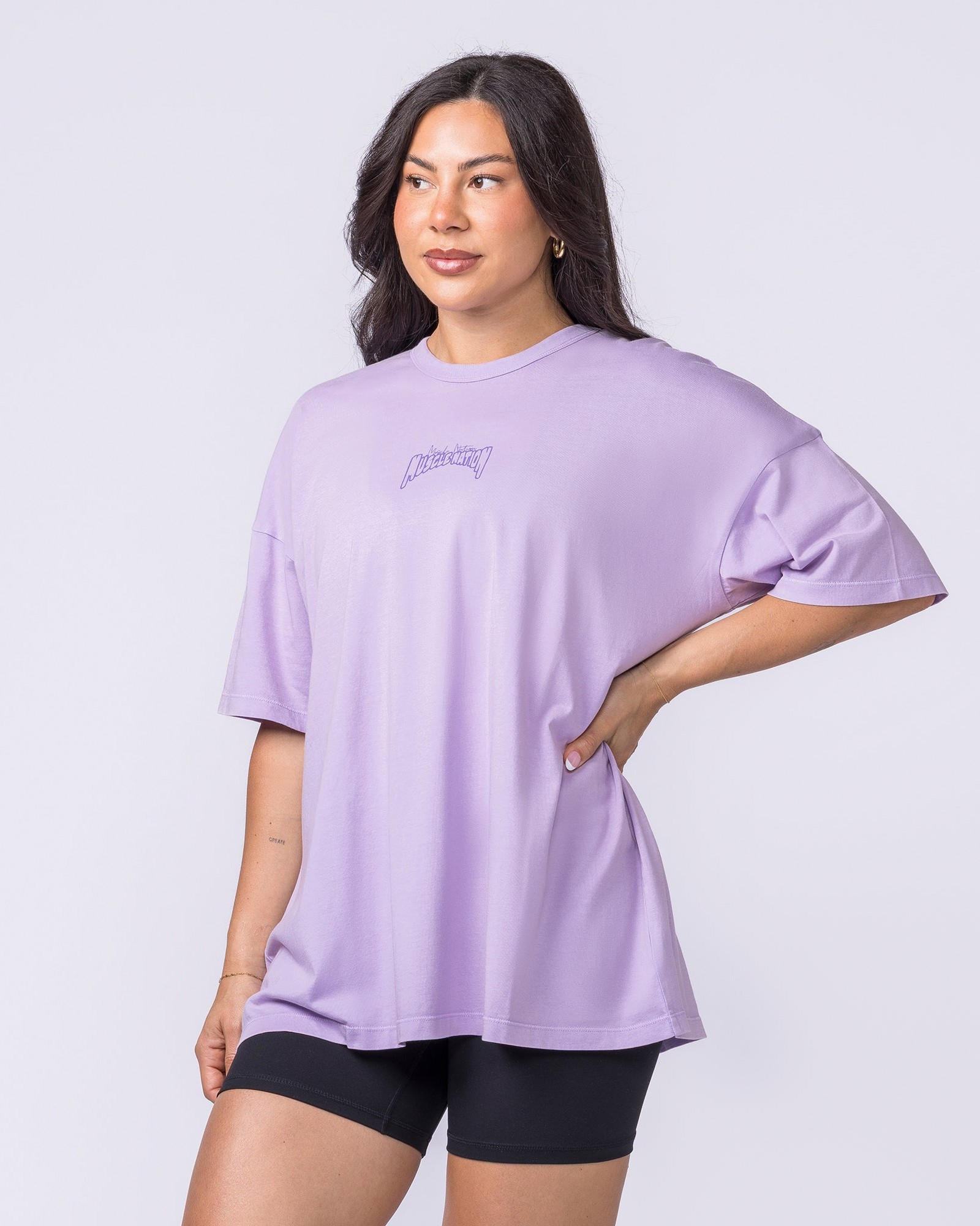Rated R Oversized Vintage Tee - Washed Lavender