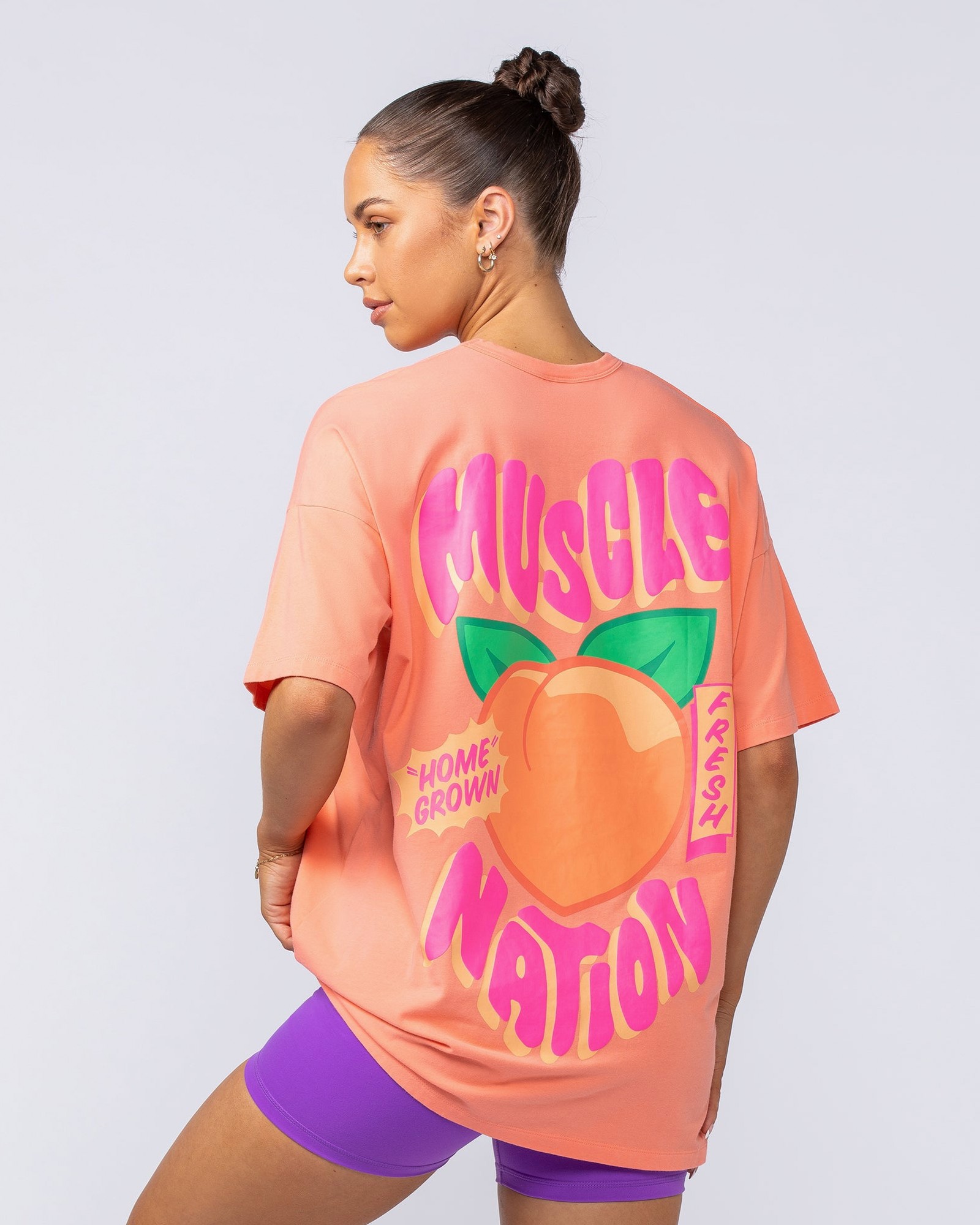 Peachy Oversized Tee - Peachy