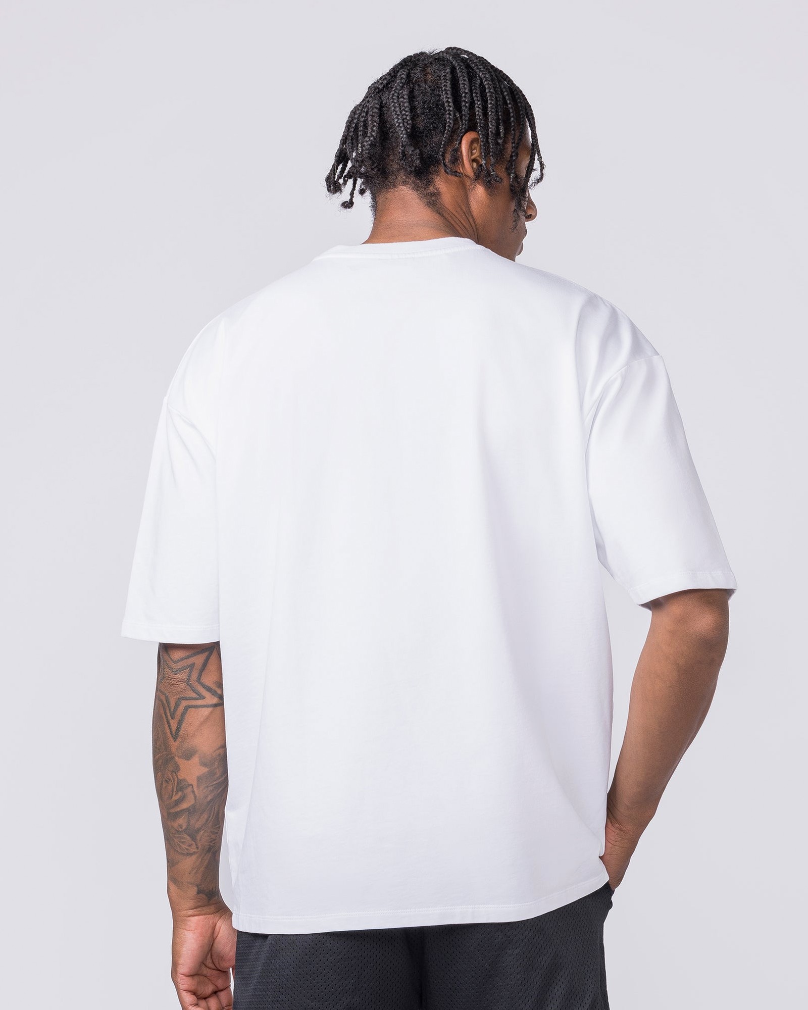 MN Loopback Oversized Tee - White