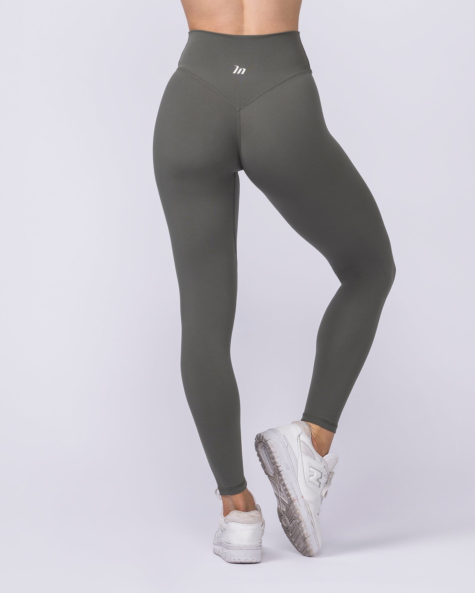 Liberty High Rise Ankle Length Leggings - Eucalyptus
