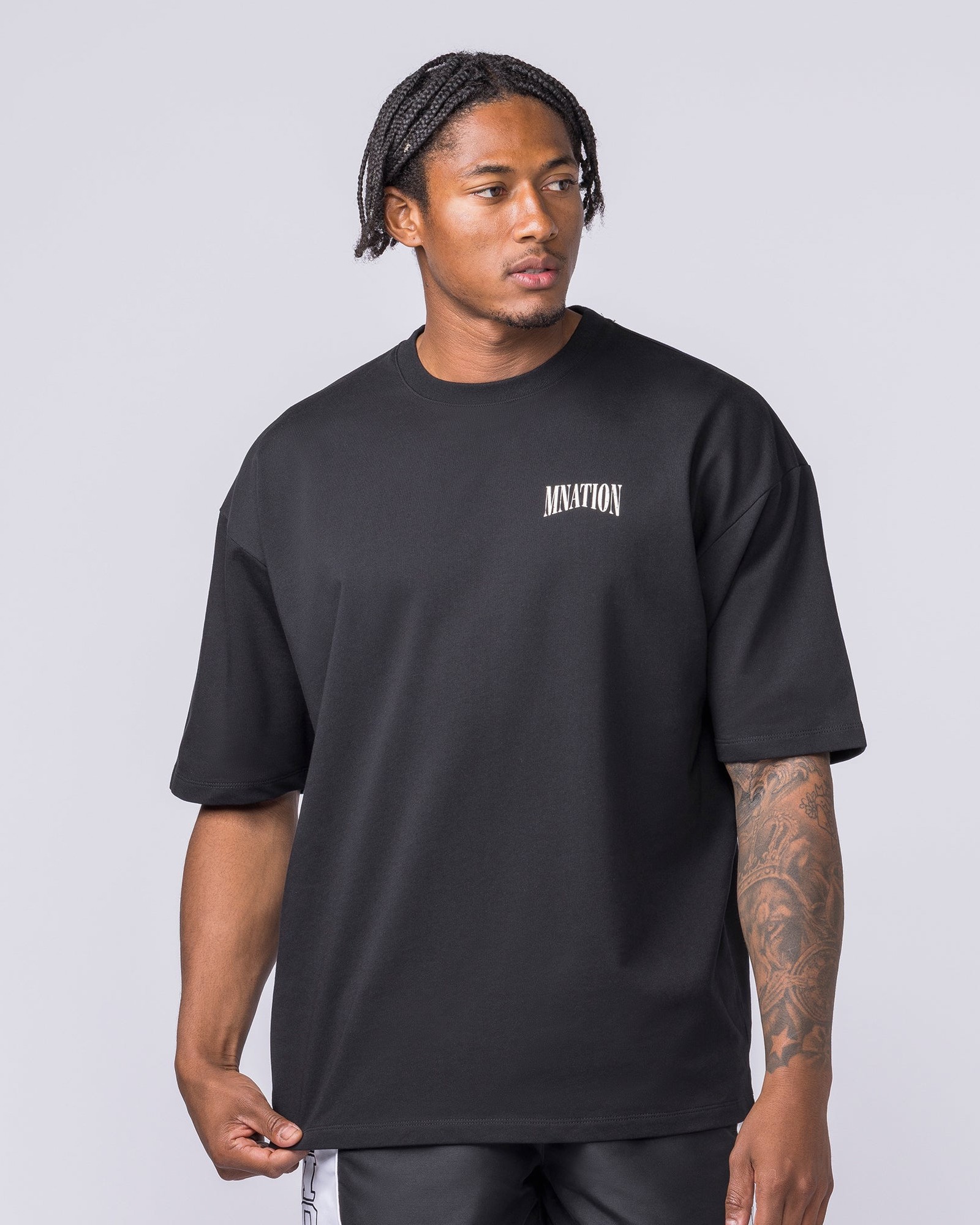 Off Duty Oversized Tee - Black