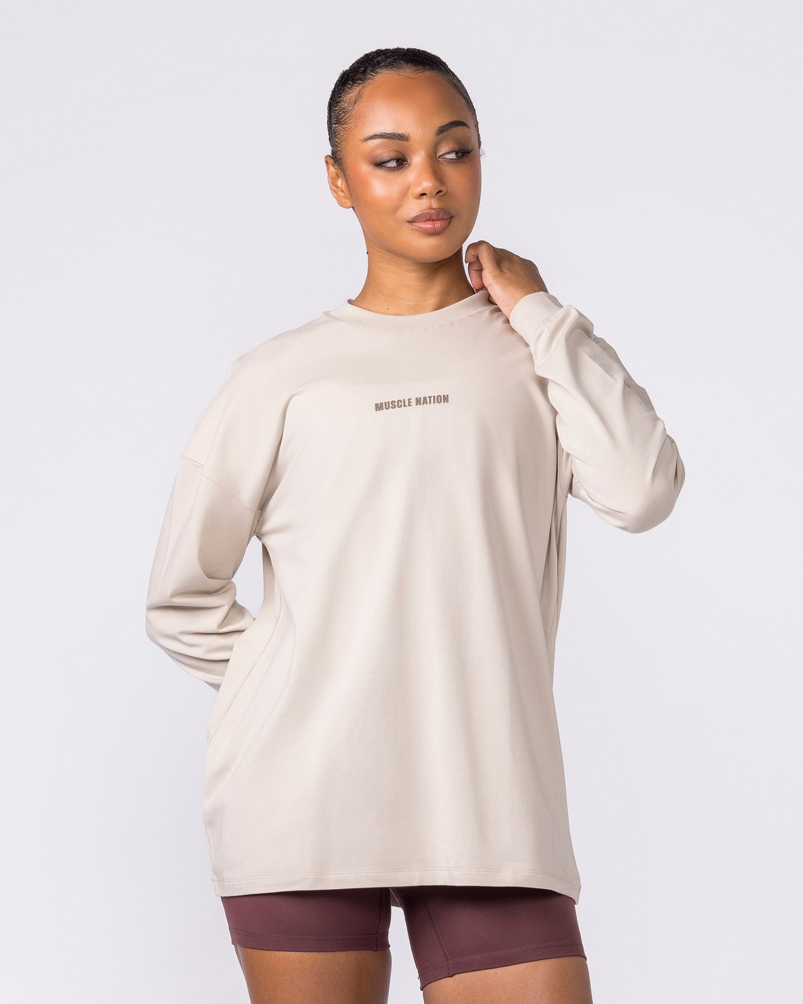 Classic Long Sleeve Top - Cream