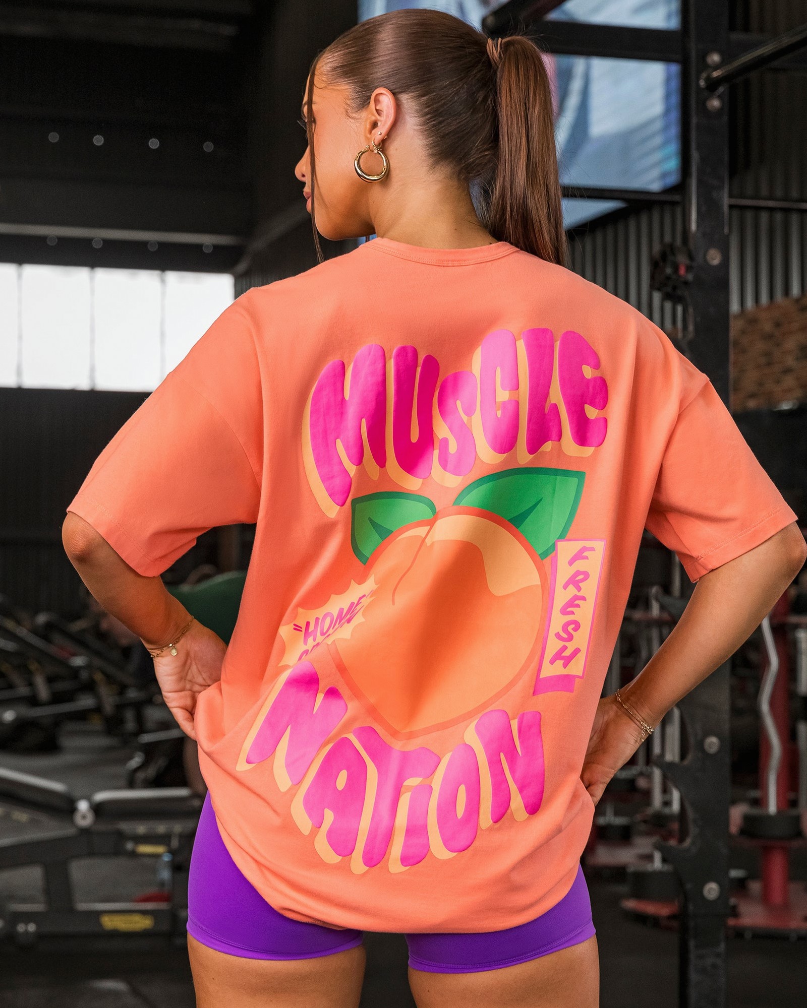 Peachy Oversized Tee - Peachy