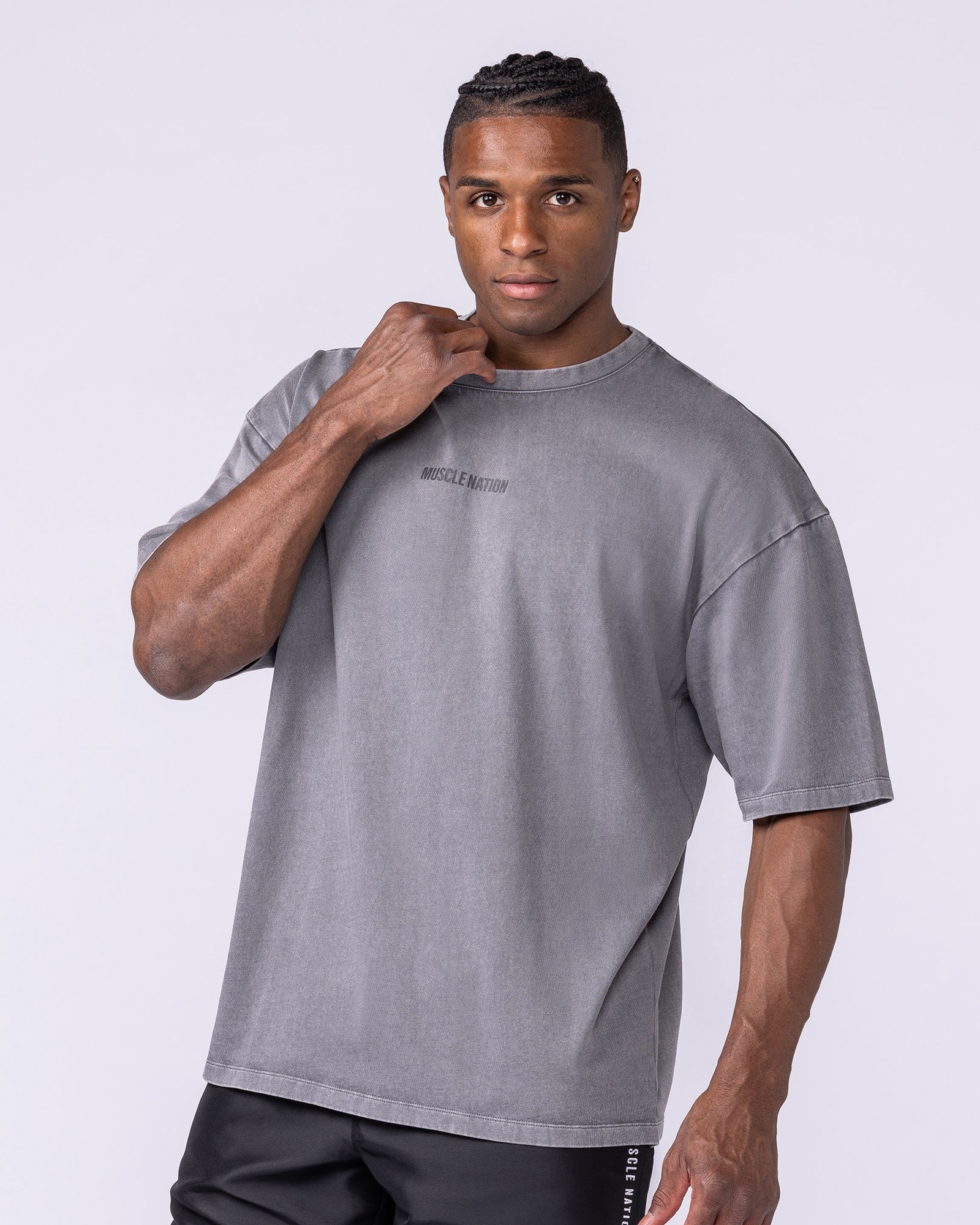 Worldwide Oversized Vintage Tee - Washed Tornado