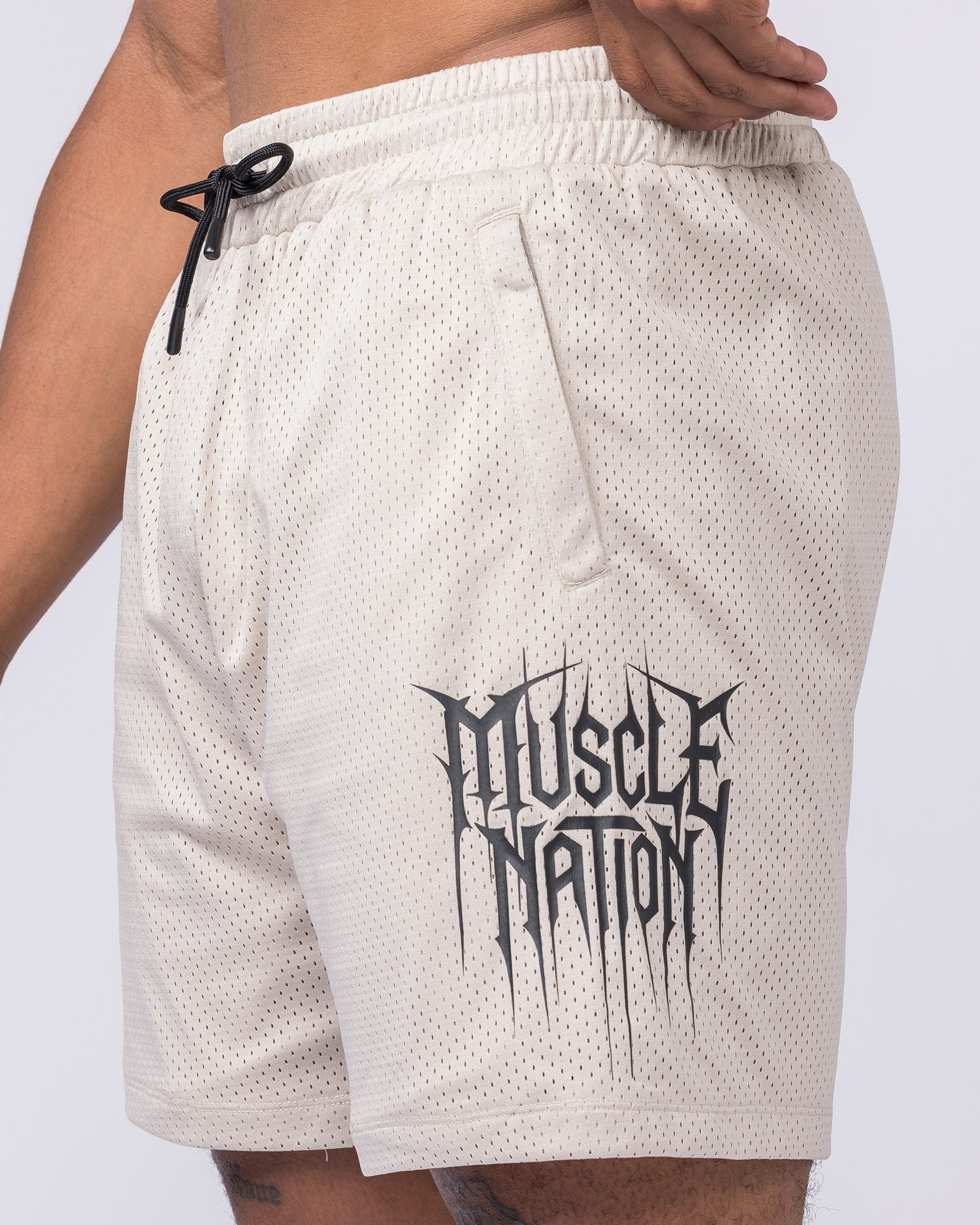 Metalcore Lay Up 5" Shorts - Cream