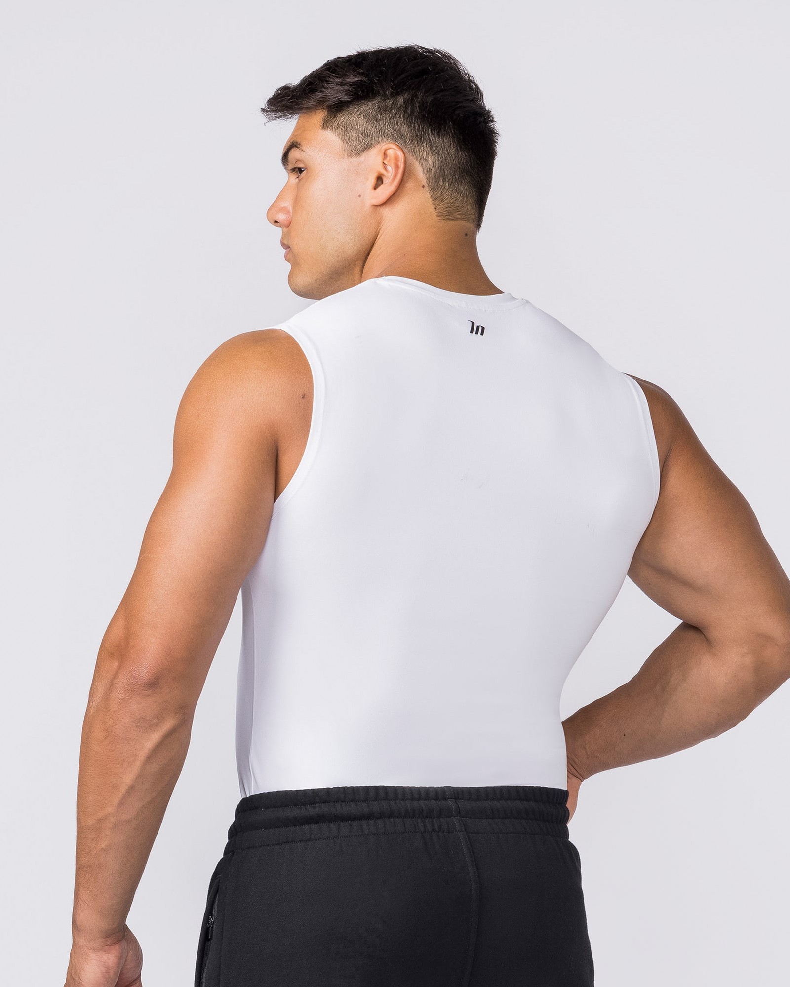 Apex Sleeveless Tee - White