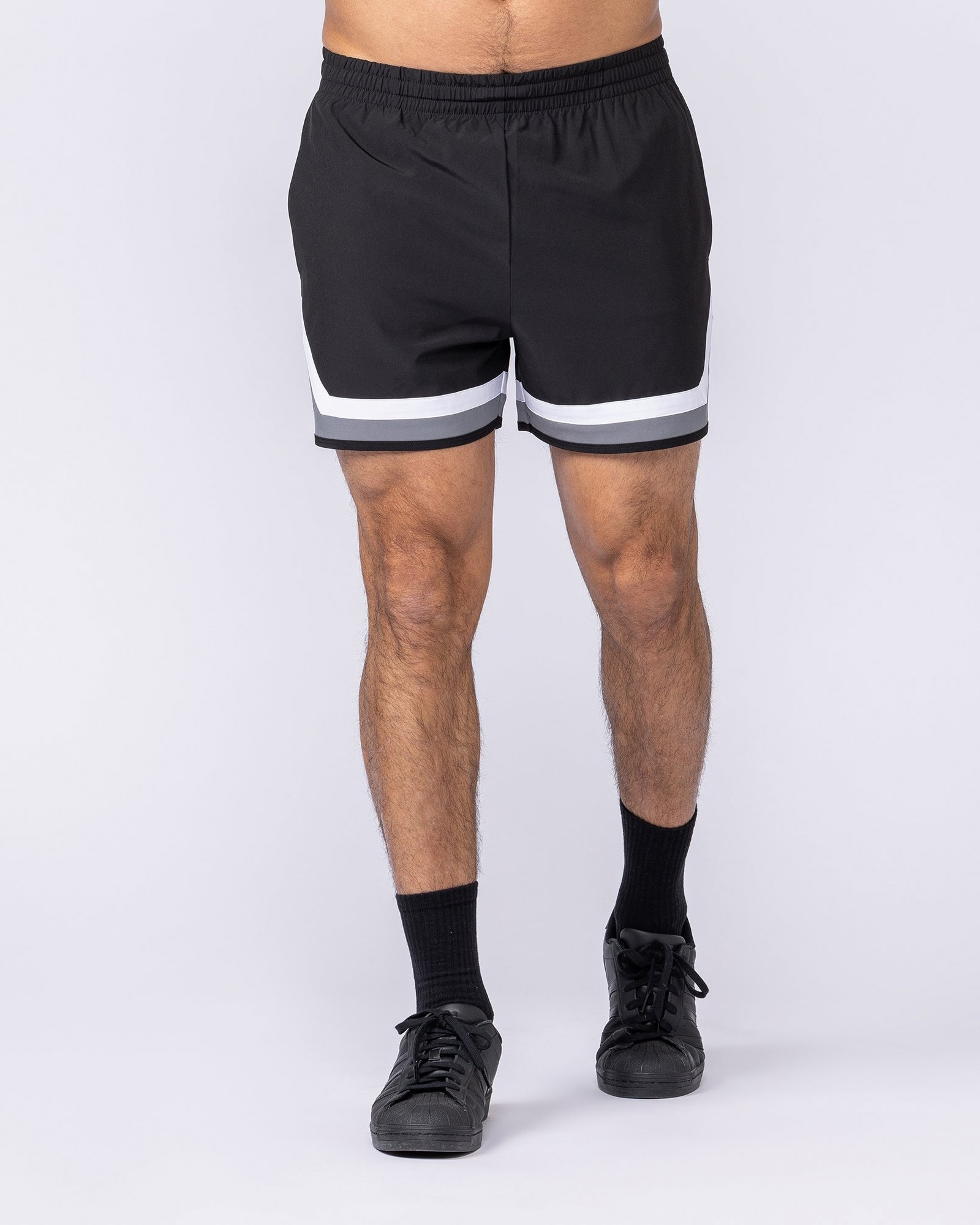 Player 4" Active Shorts - Black / Tornado