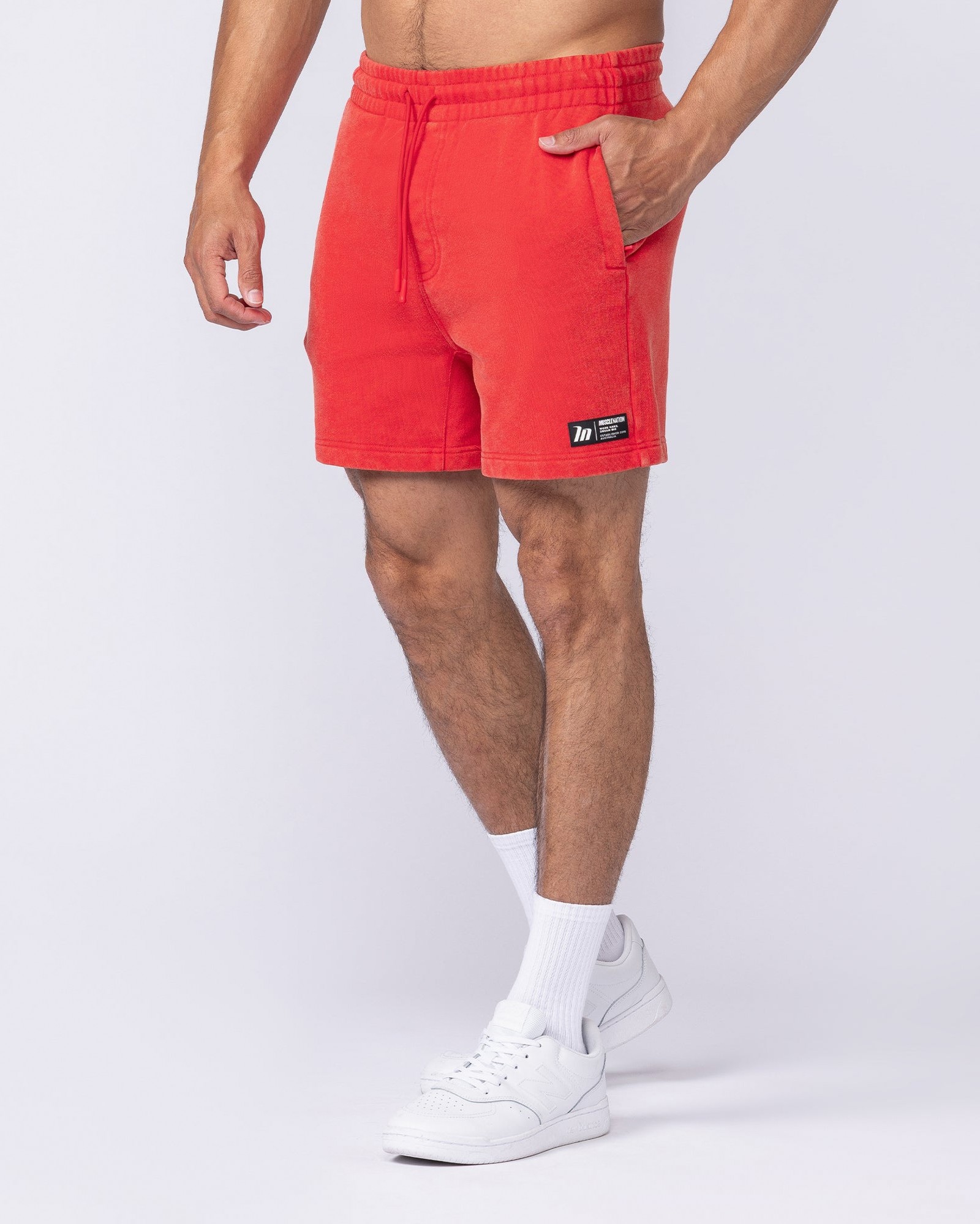 Sweat 5" Shorts - Washed Red