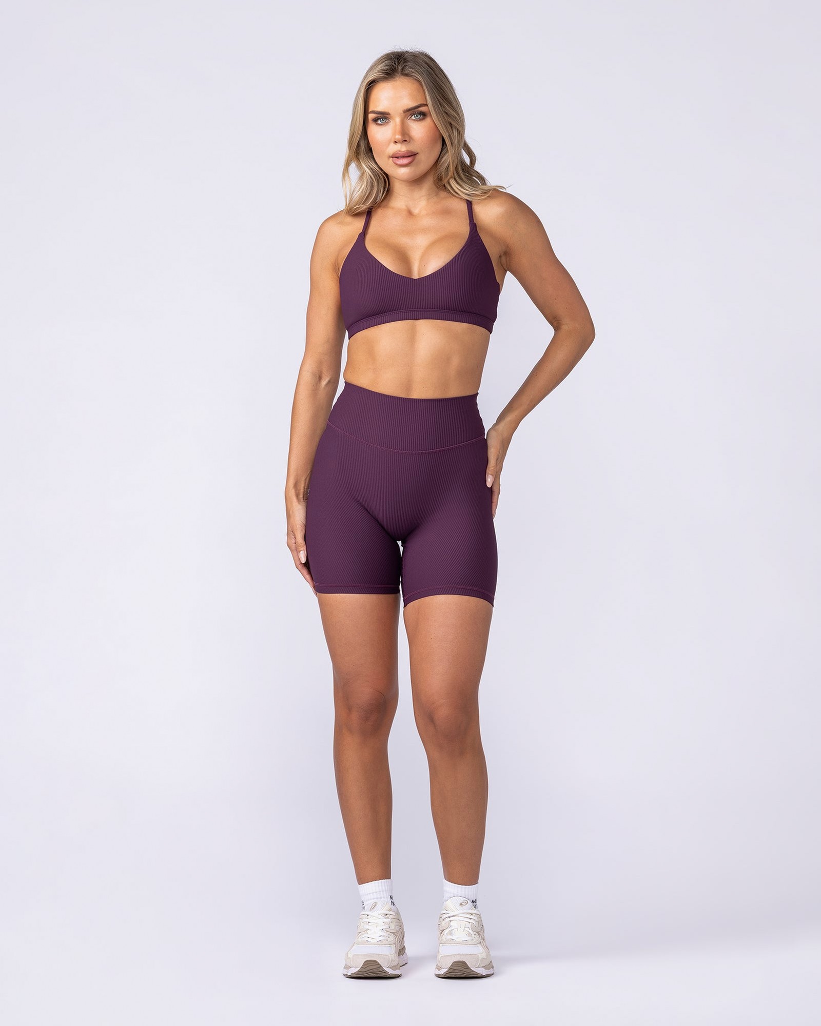Fantasy Rib Bralette - Cranberry