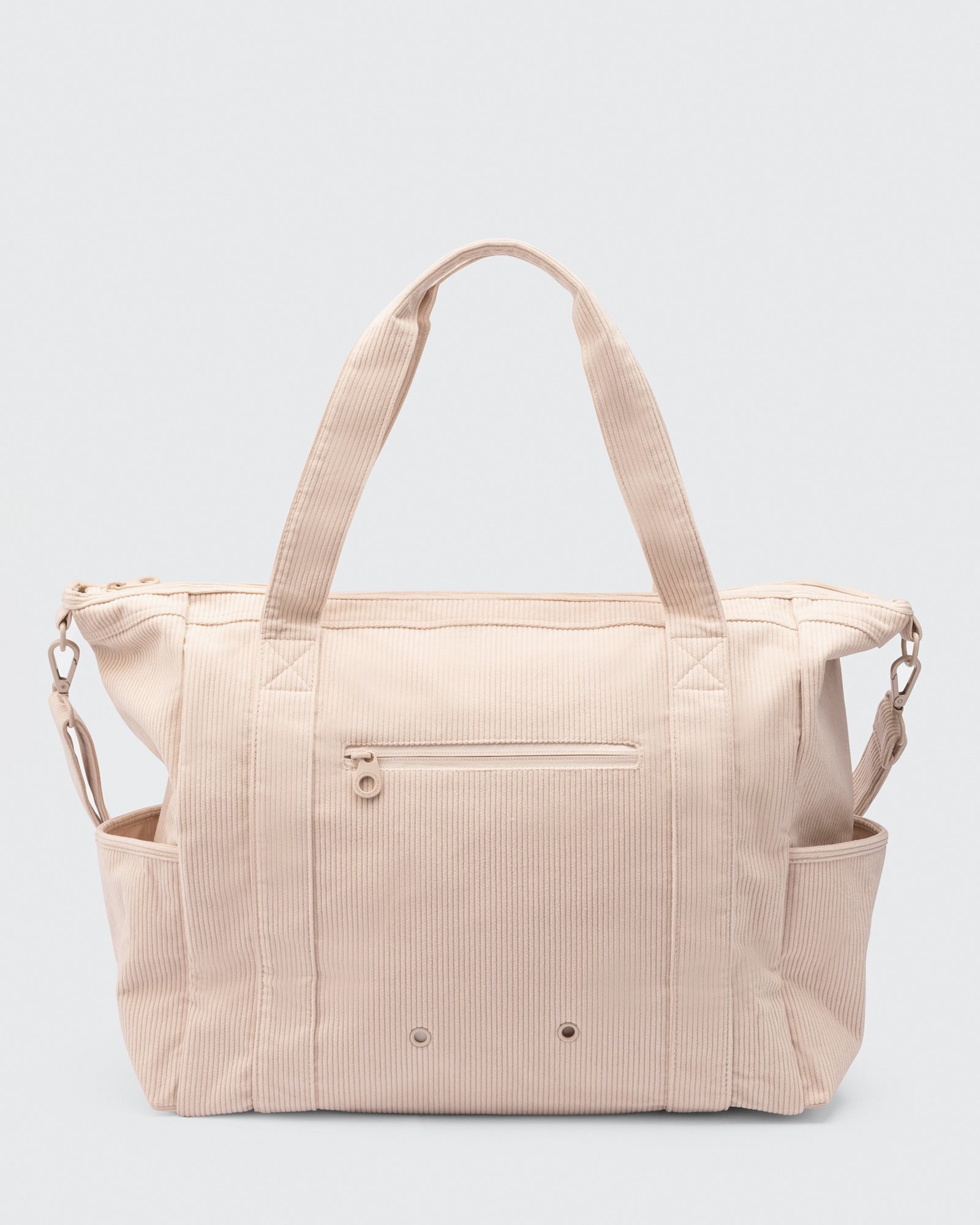 Muscle Nation Corduroy Tote Bag - Soft Beige