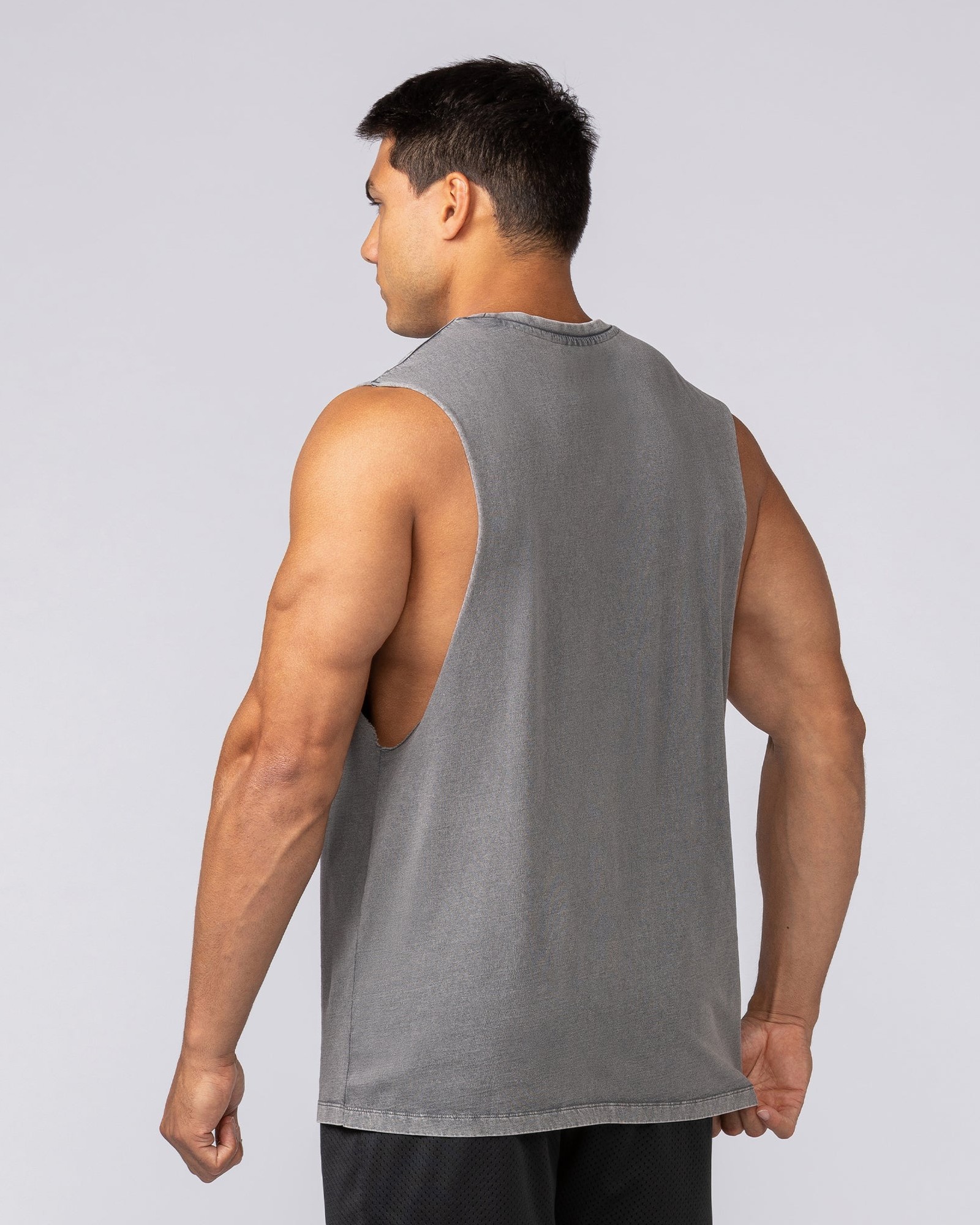 Varsity Training Drop Arm Vintage Tank - Washed Tornado