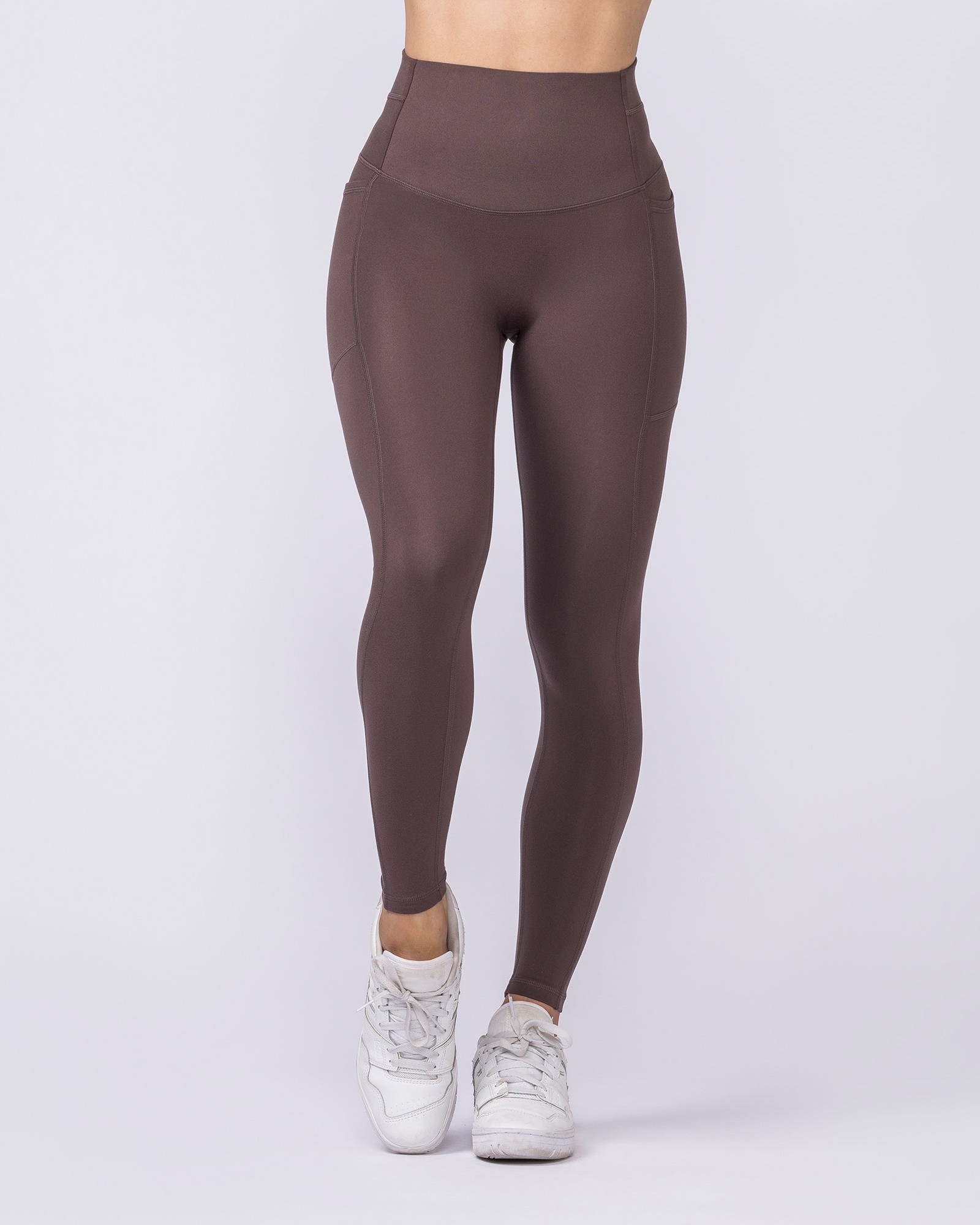 Unrivalled Everyday Pocket Ankle Leggings - Cola